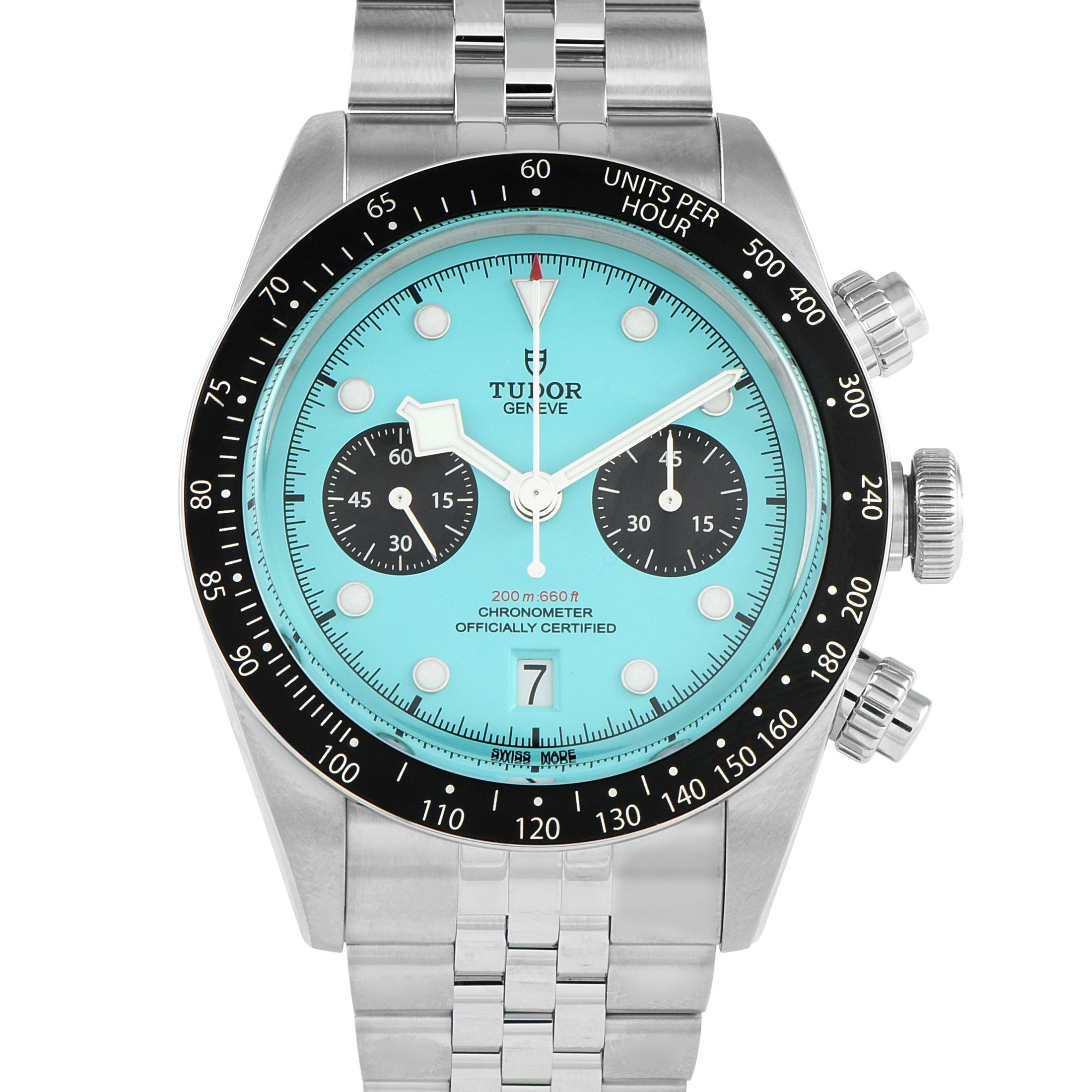 Tudor Black Bay Chrono Flamingo Blue Dial Watch M79360N-0024