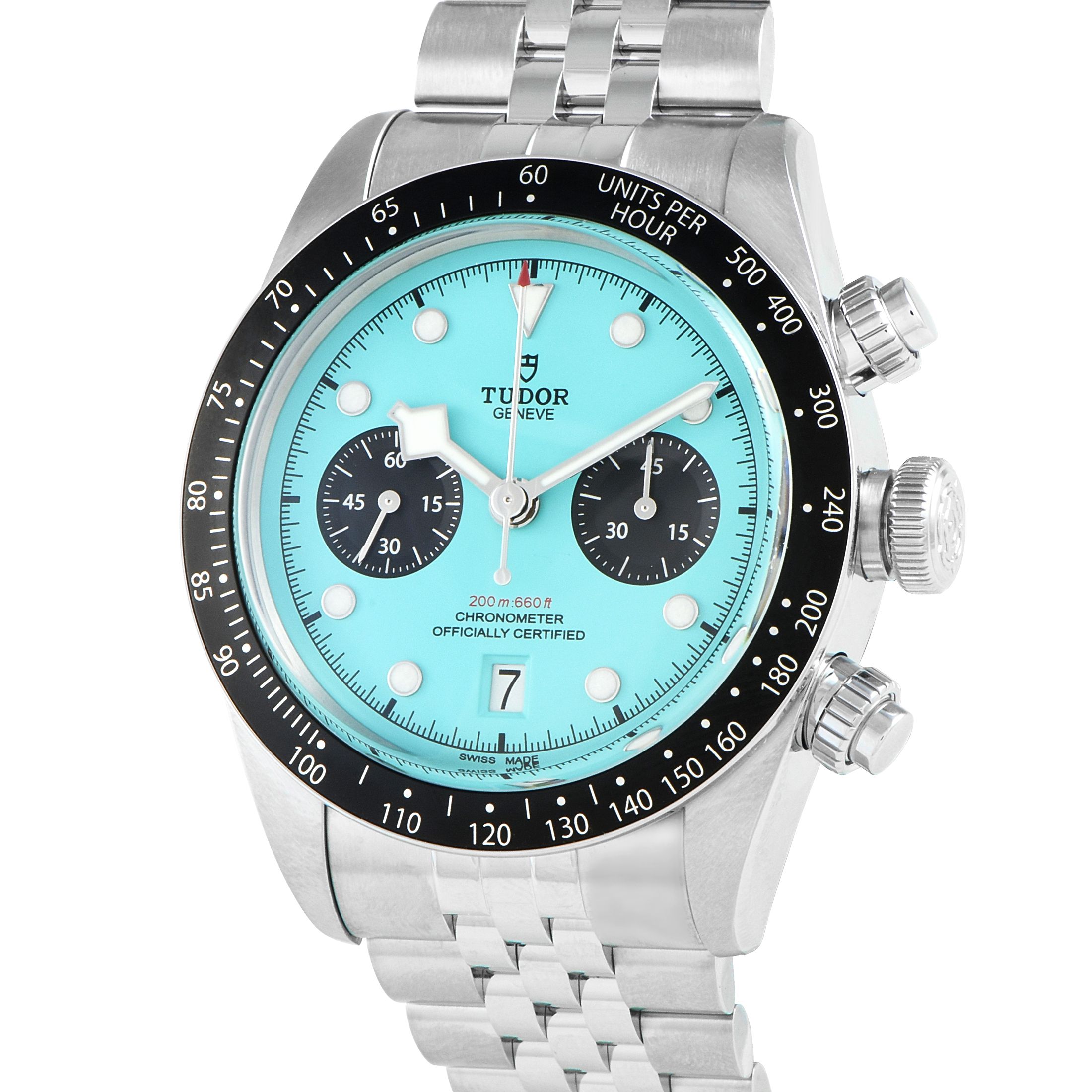 Tudor Black Bay Chrono Flamingo Blue Dial Watch M79360N-0024