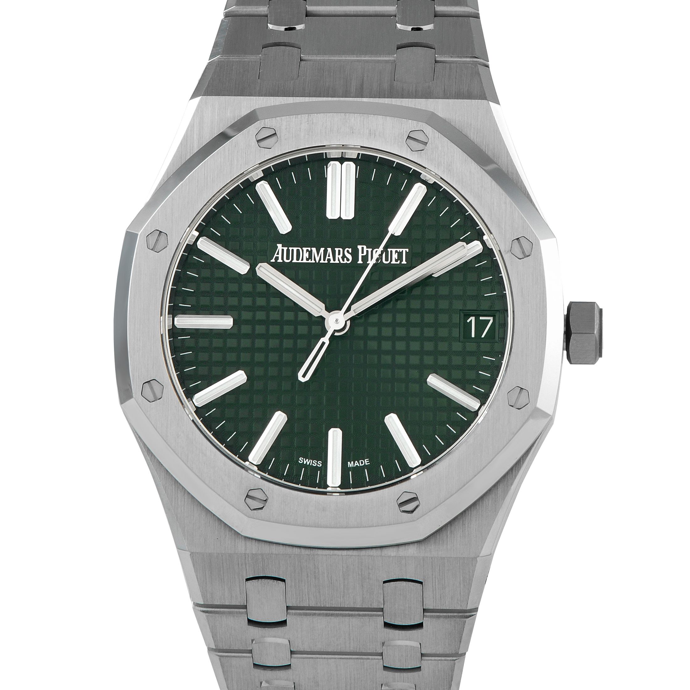 Audemars Piguet Royal Oak Khaki Dial Steel Watch 15510ST.OO.1320ST.09