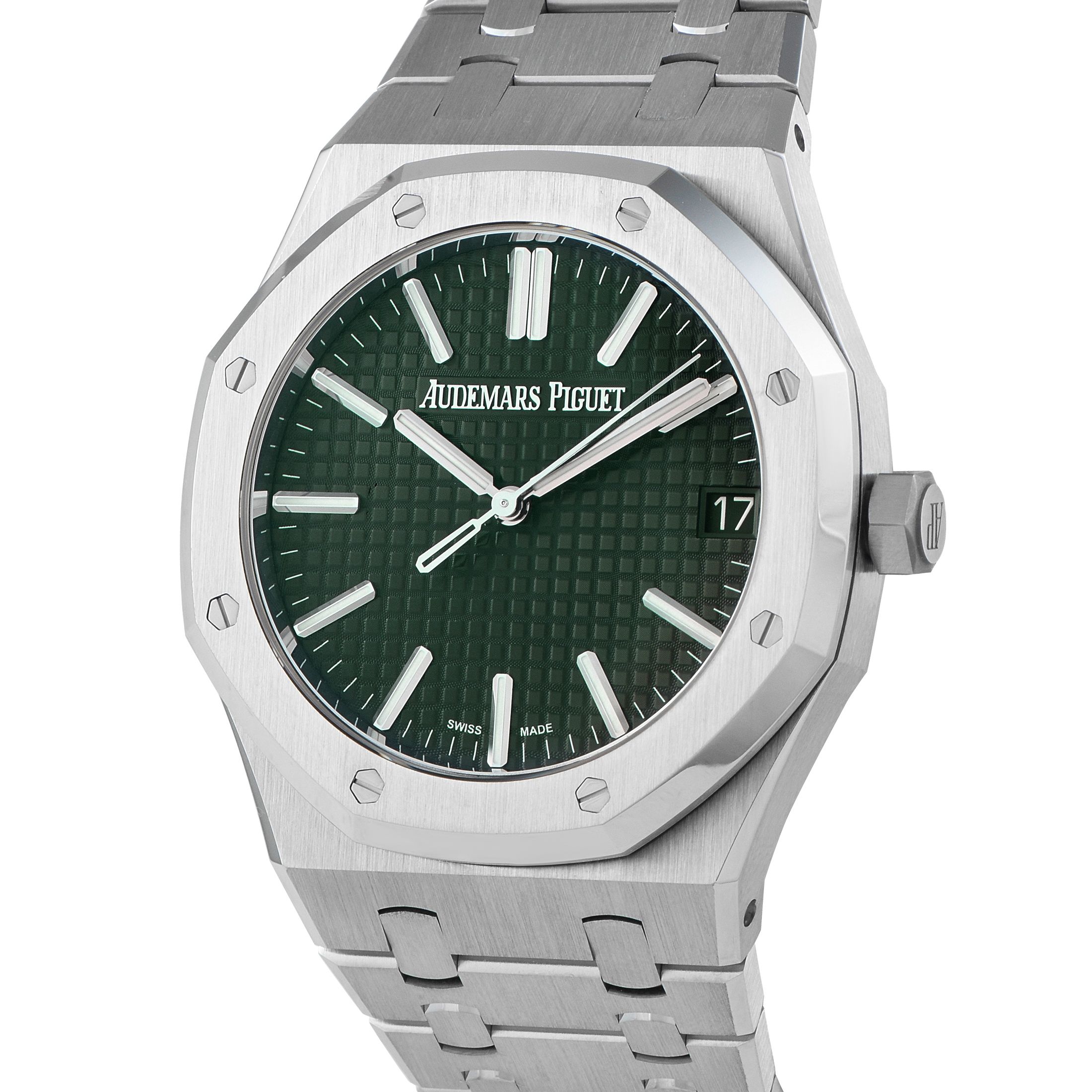 Audemars Piguet Royal Oak Khaki Dial Steel Watch 15510ST.OO.1320ST.09