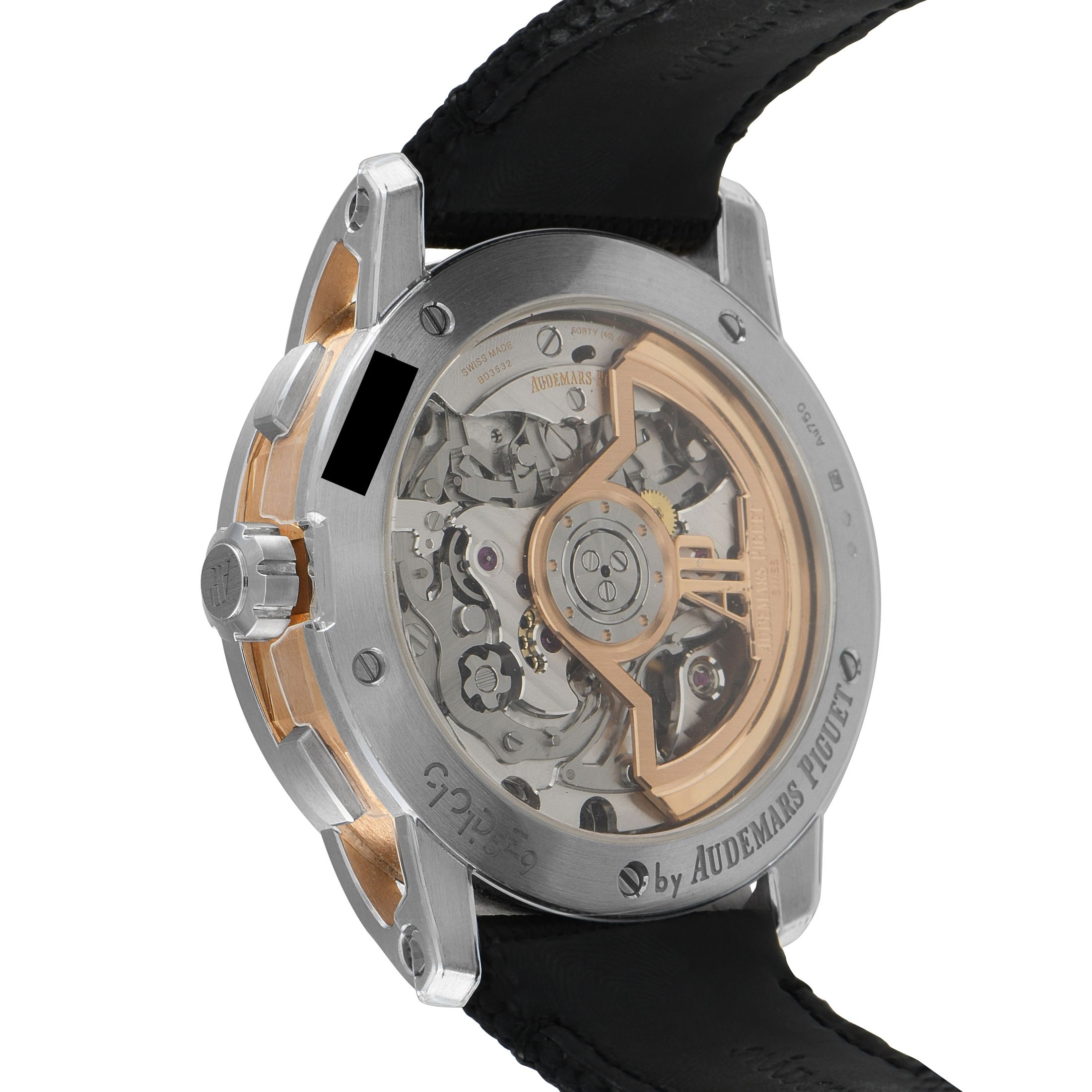Audemars Piguet Code 11.59 Chronograph White and Rose Gold Watch 26393CR.OO.A002KB.01