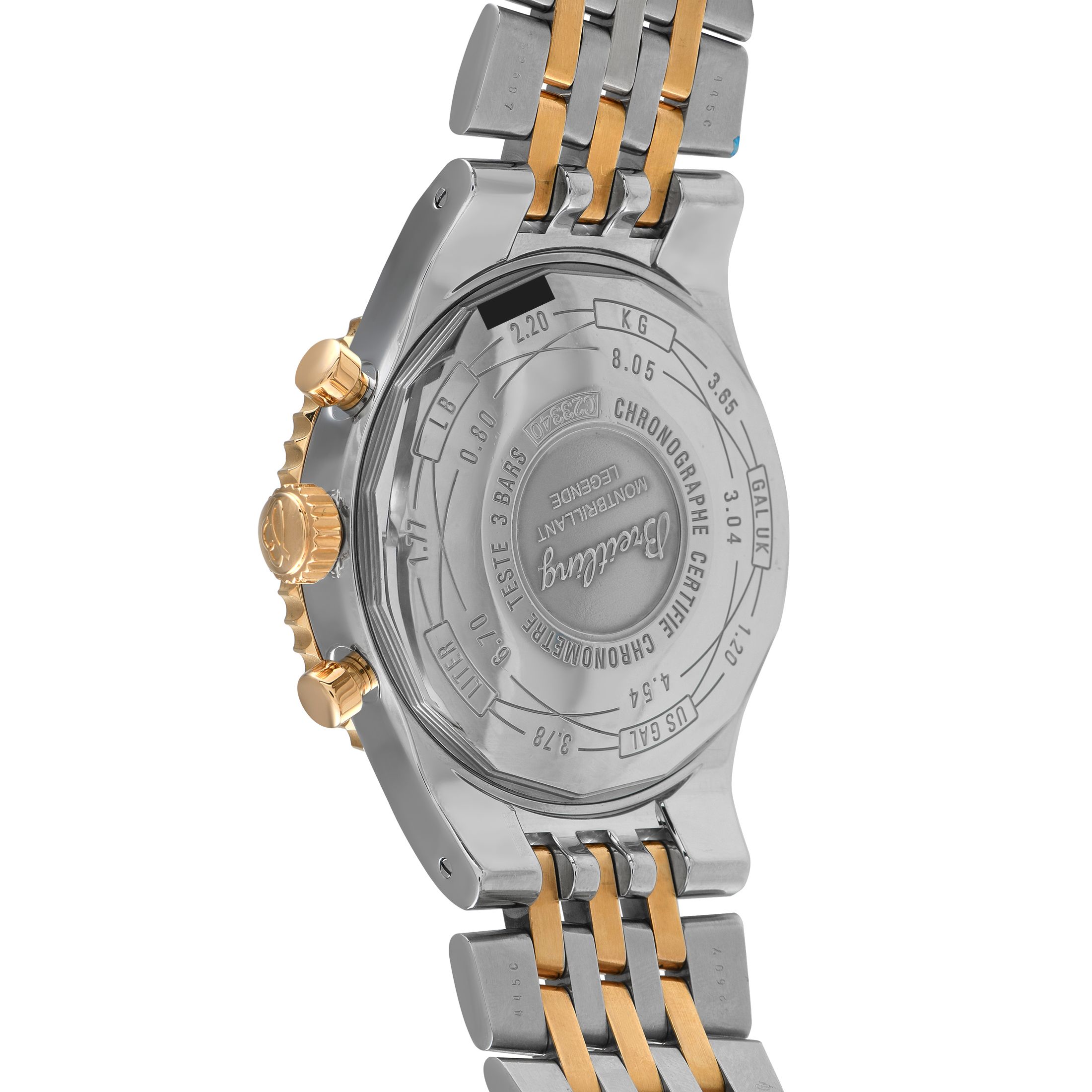 Breitling Montbrillant Legende Two-Tone Watch C23340