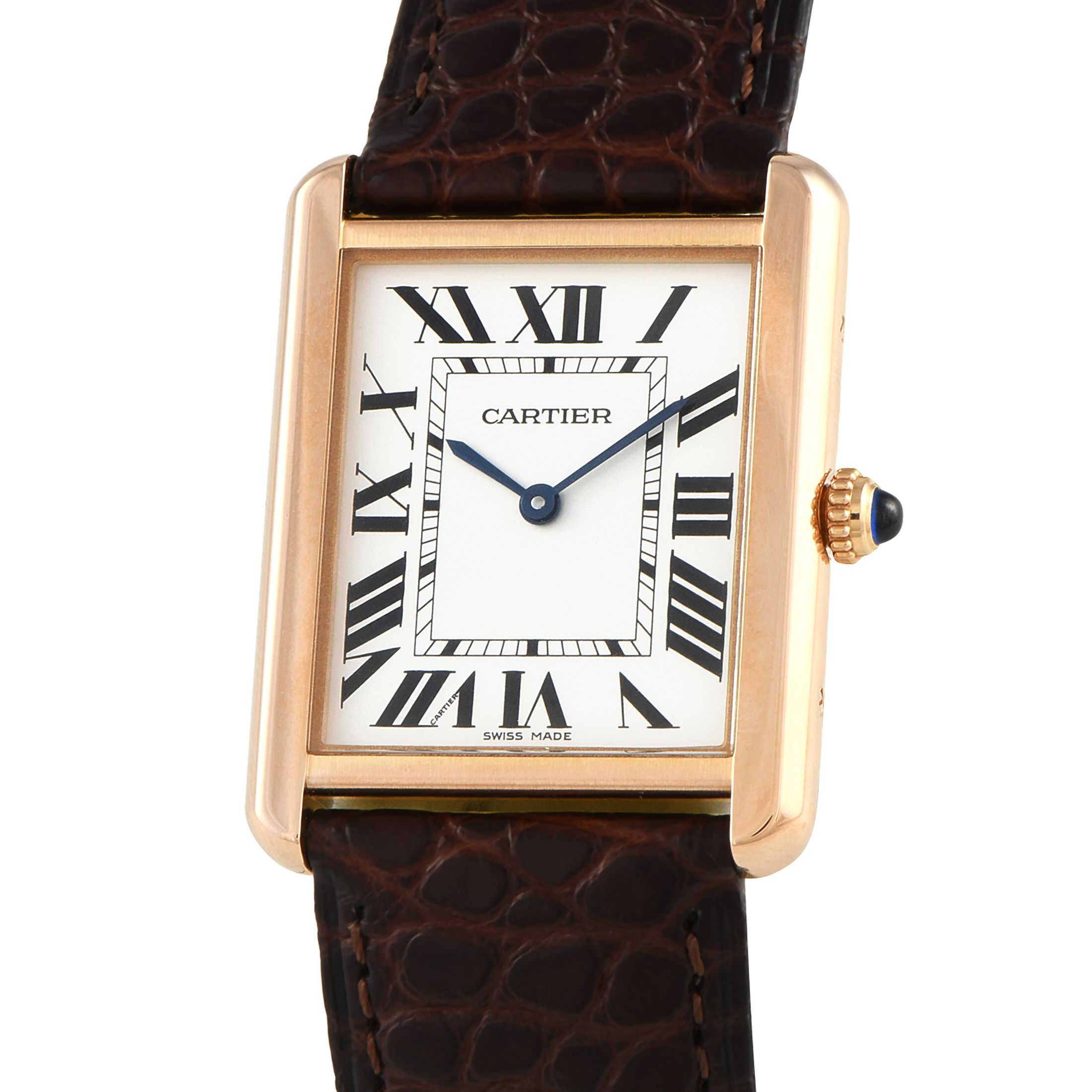 Cartier Tank Solo Large Model Rose Gold Watch W5200025