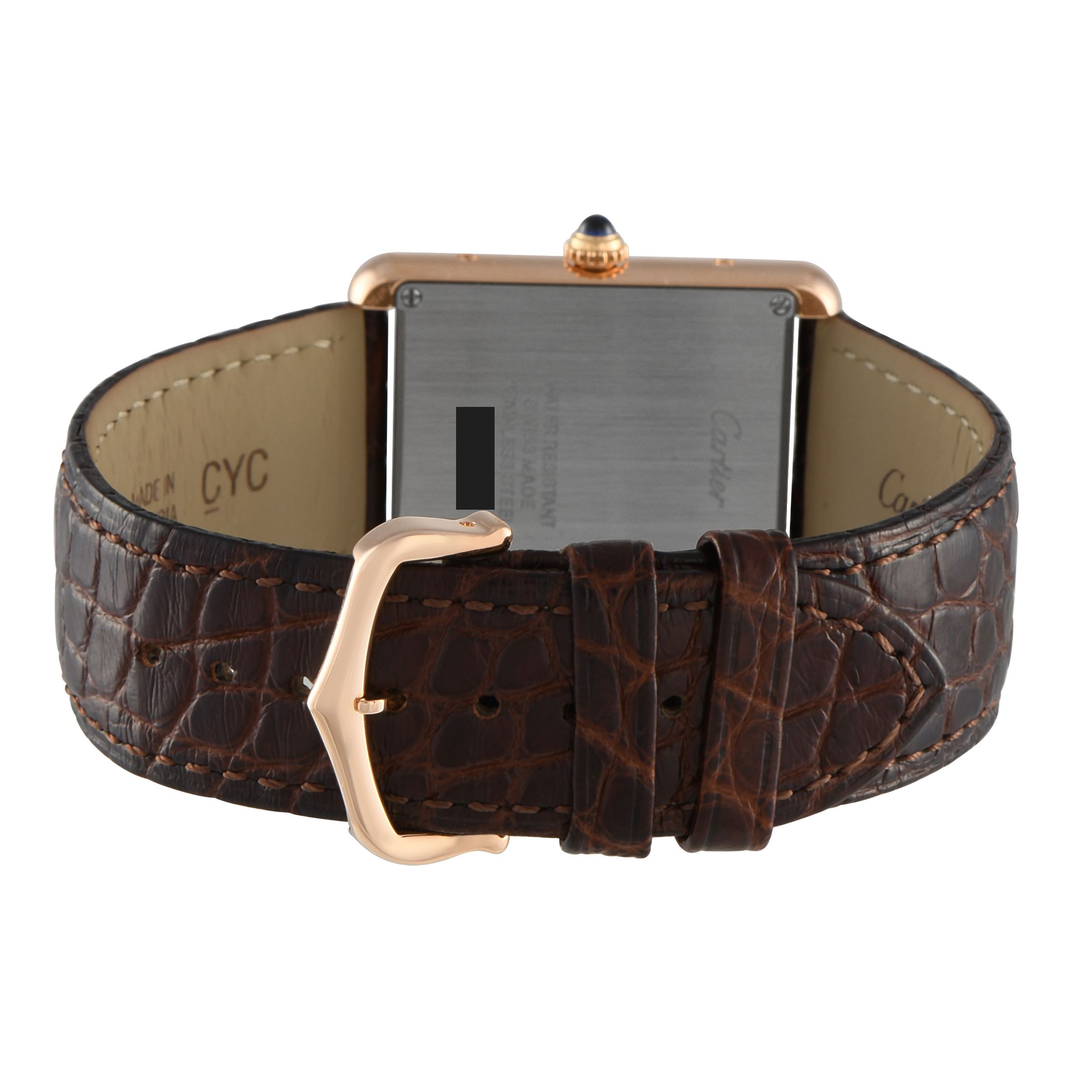 Cartier Tank Solo Large Model Rose Gold Watch W5200025