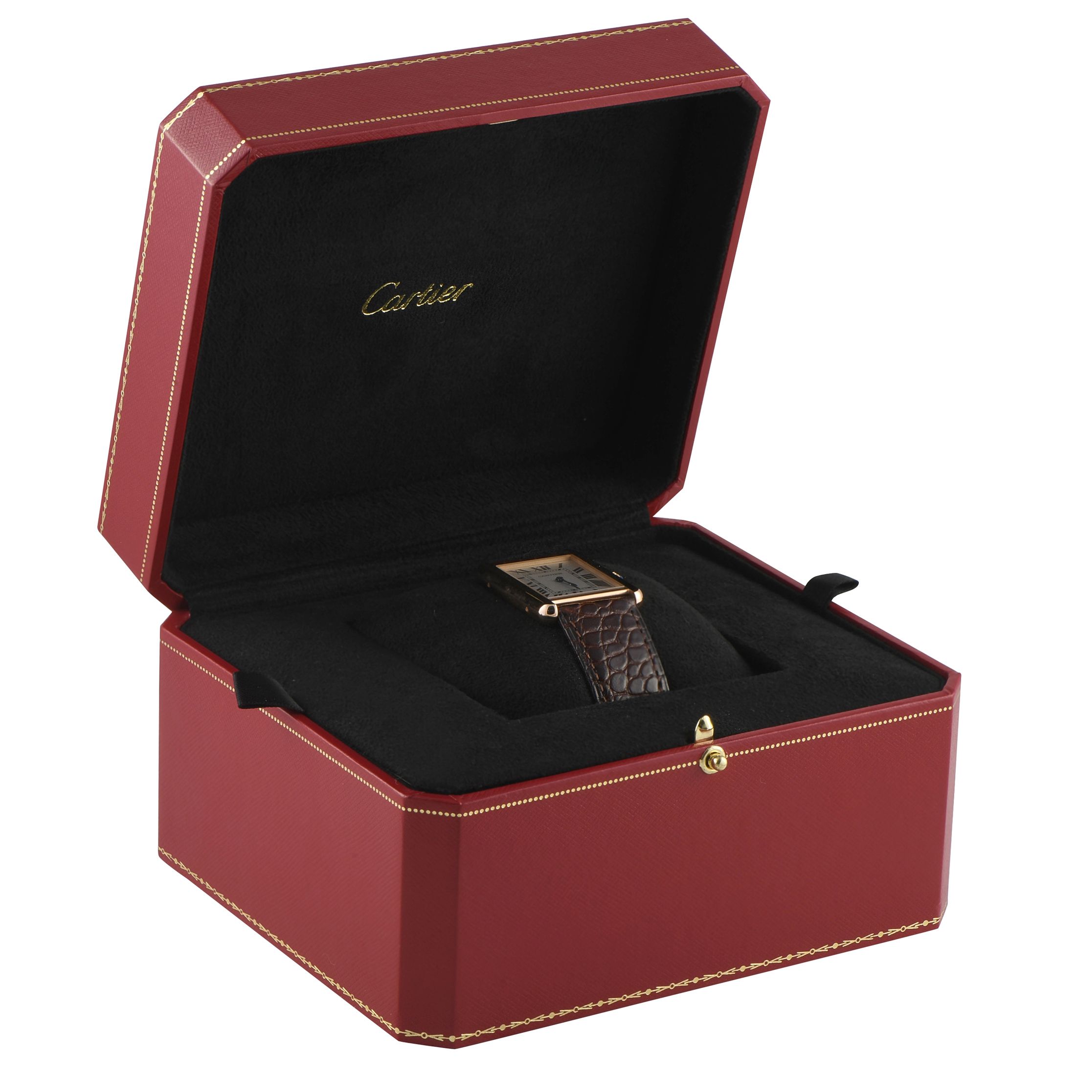 Cartier Tank Solo Large Model Rose Gold Watch W5200025
