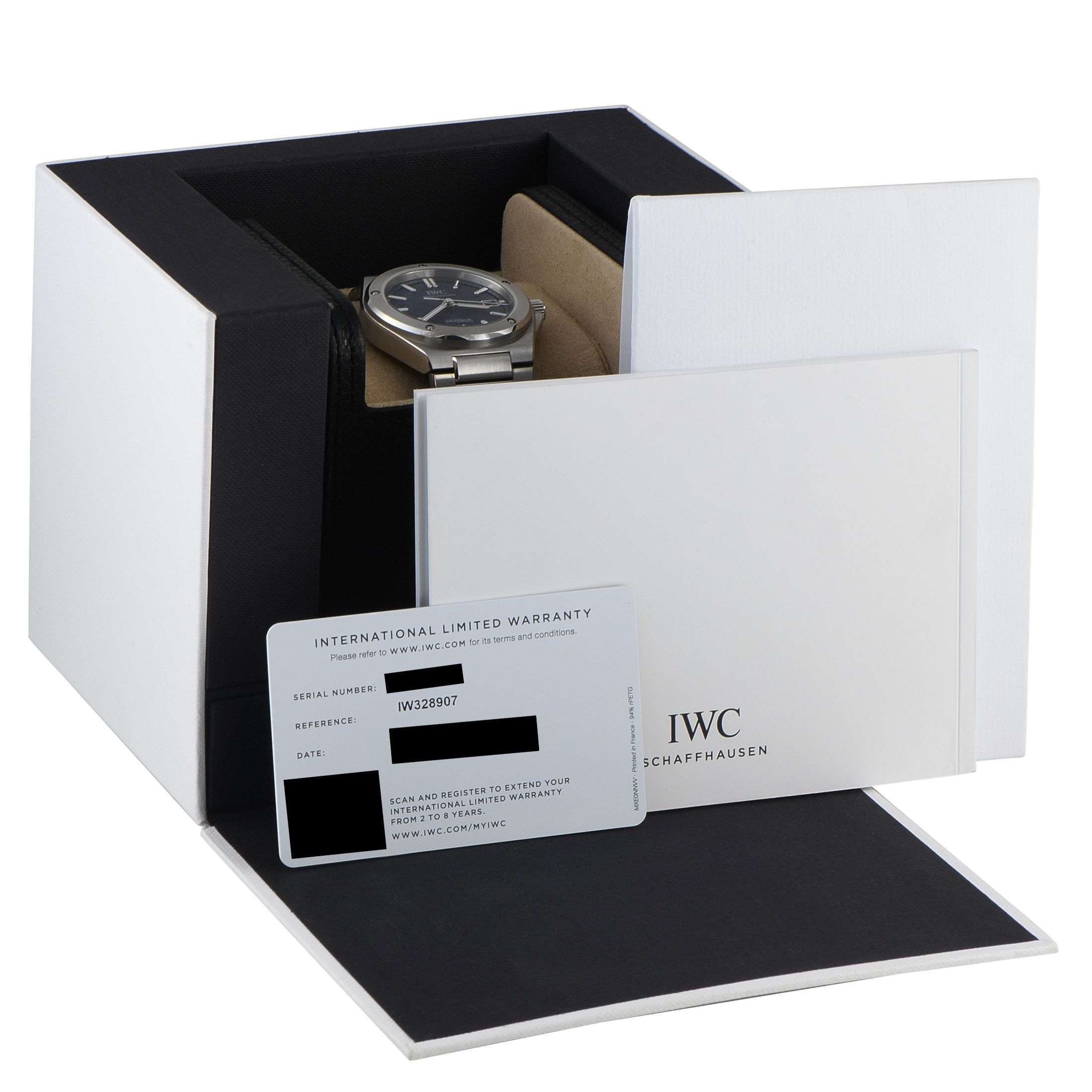 IWC Ingenieur 40 Blue Dial Steel Watch IW328907