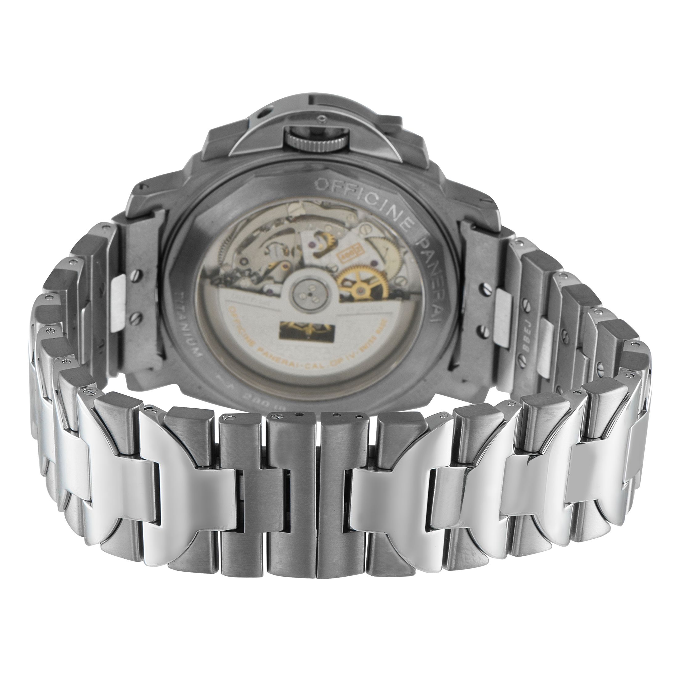 Officine Panerai Luminor Chrono Titanium and Steel Watch PAM00052