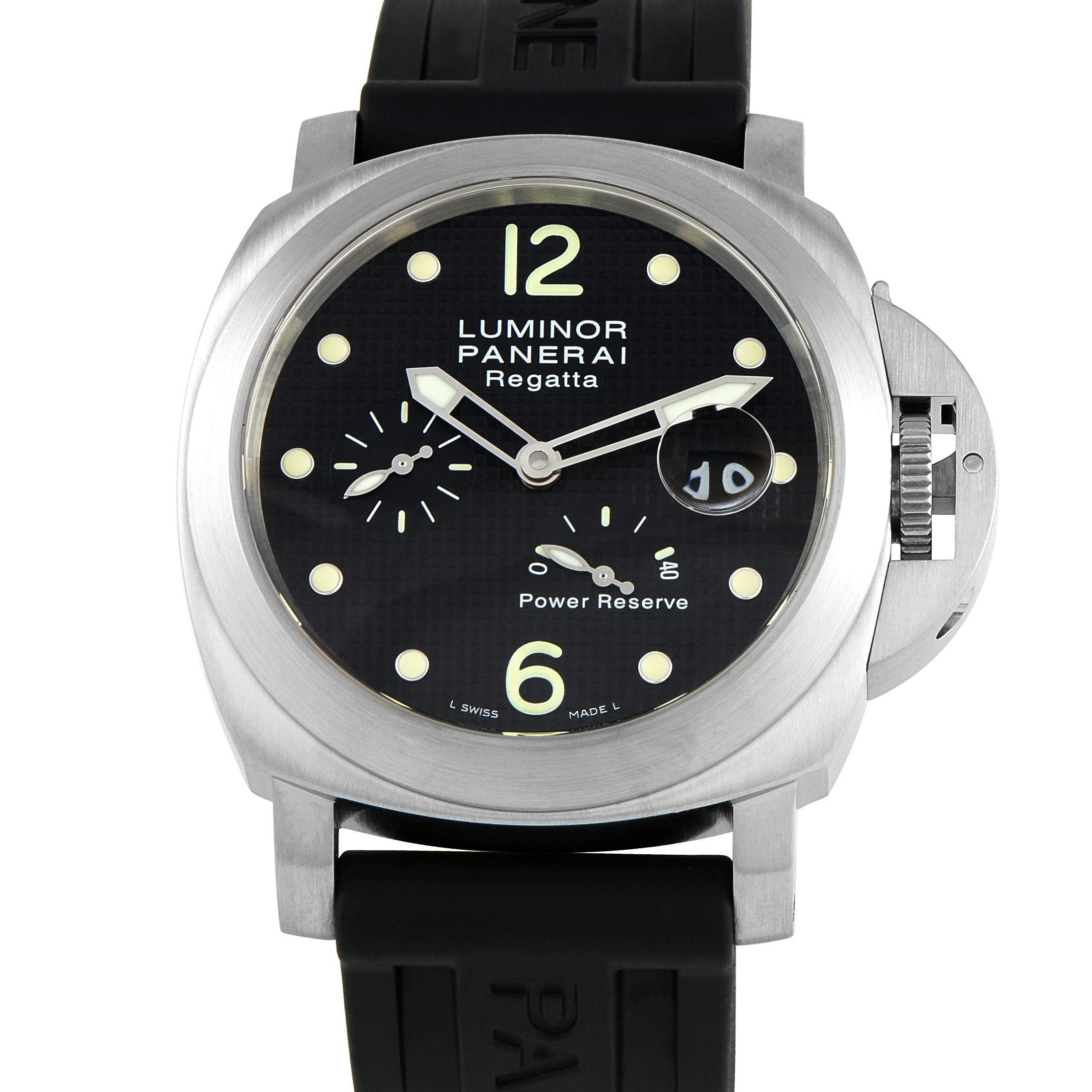 Officine Panerai Luminor Power Reserve Regatta Steel Watch PAM00222