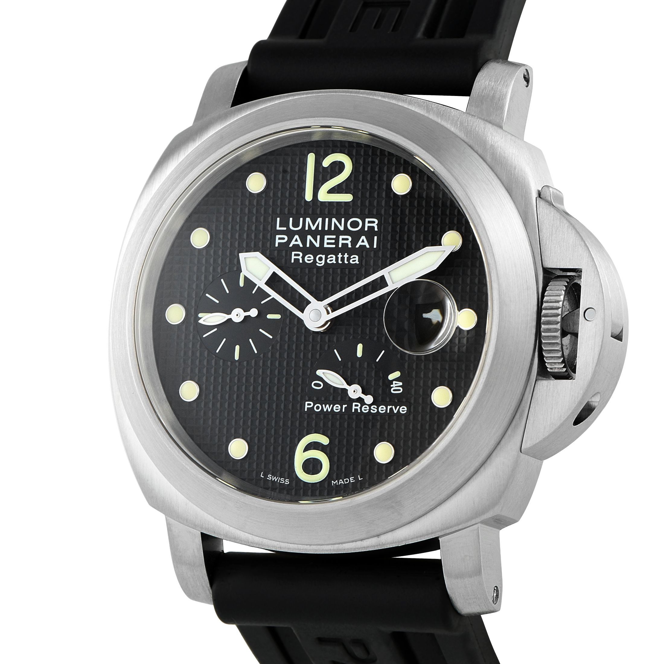 Officine Panerai Luminor Power Reserve Regatta Steel Watch PAM00222