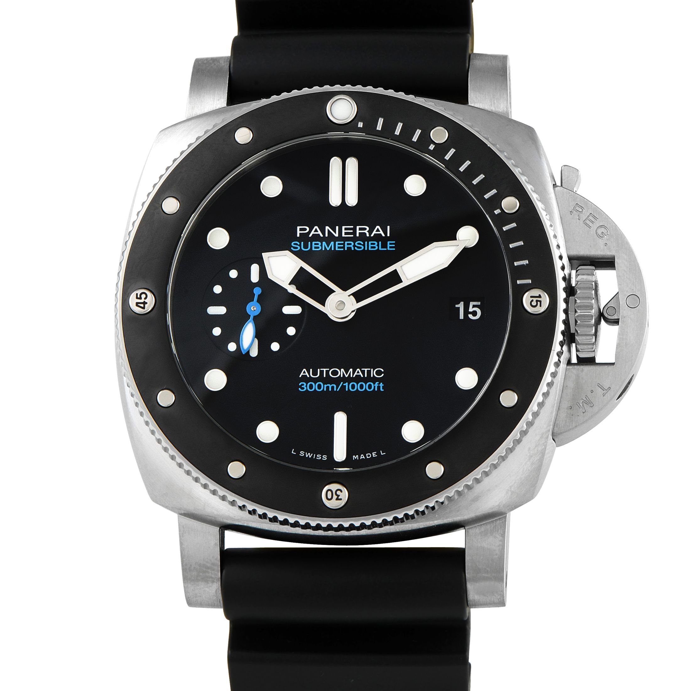 Officine Panerai Submersible Steel Watch PAM00683