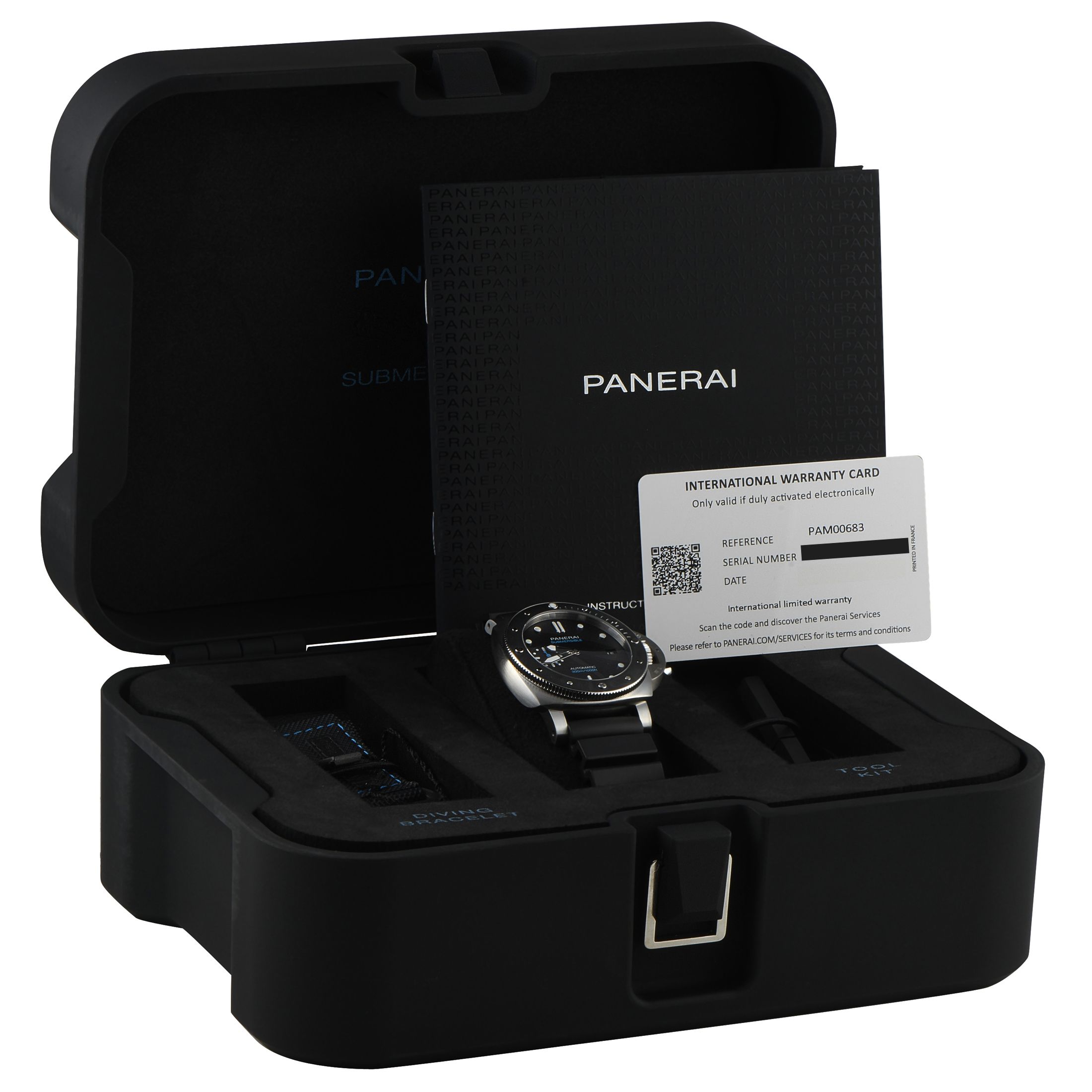 Officine Panerai Submersible Steel Watch PAM00683