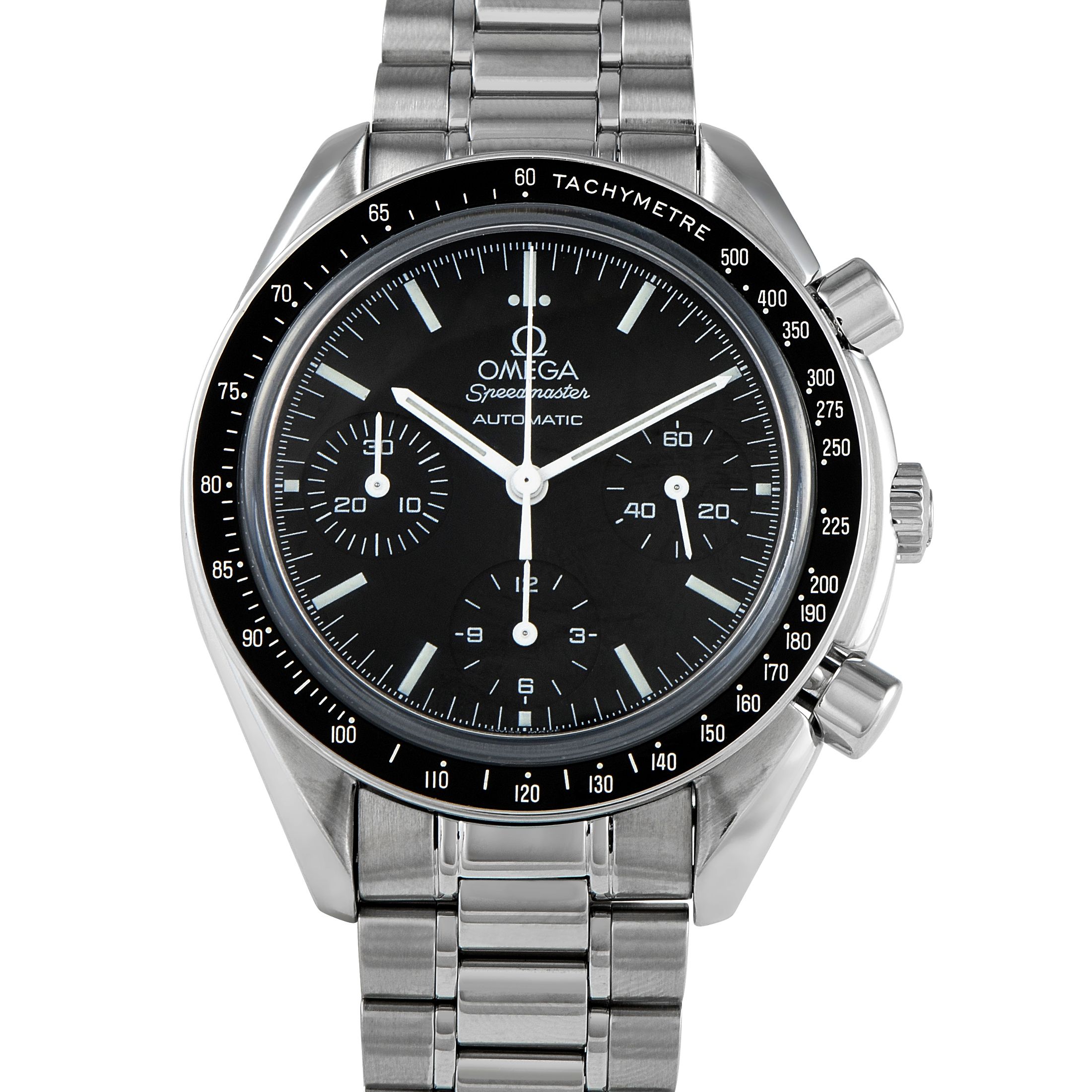 Omega Speedmaster Reduced II Steel Watch 3539.50.00