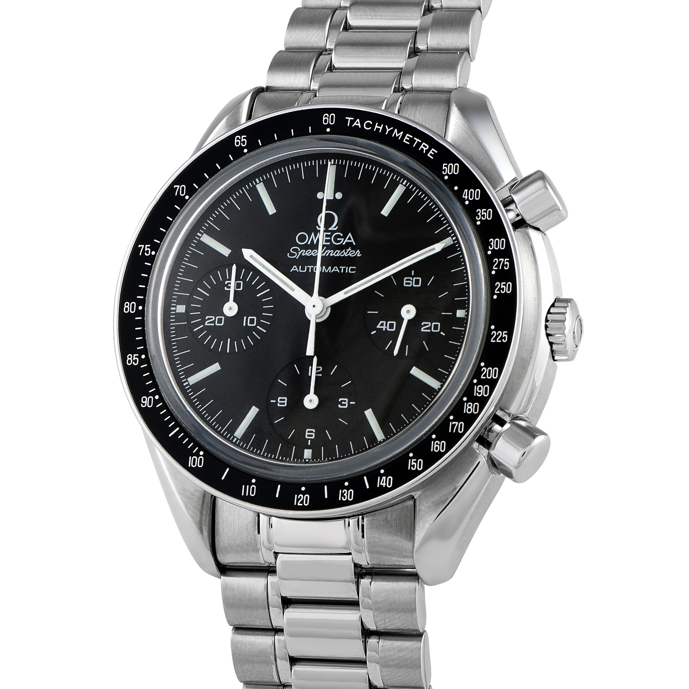 Omega Speedmaster Reduced II Steel Watch 3539.50.00