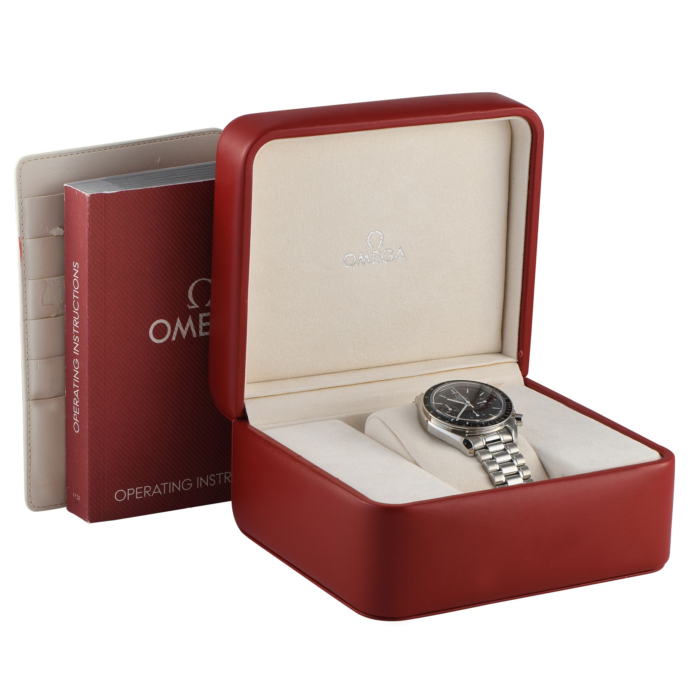 Omega Speedmaster Reduced II Steel Watch 3539.50.00