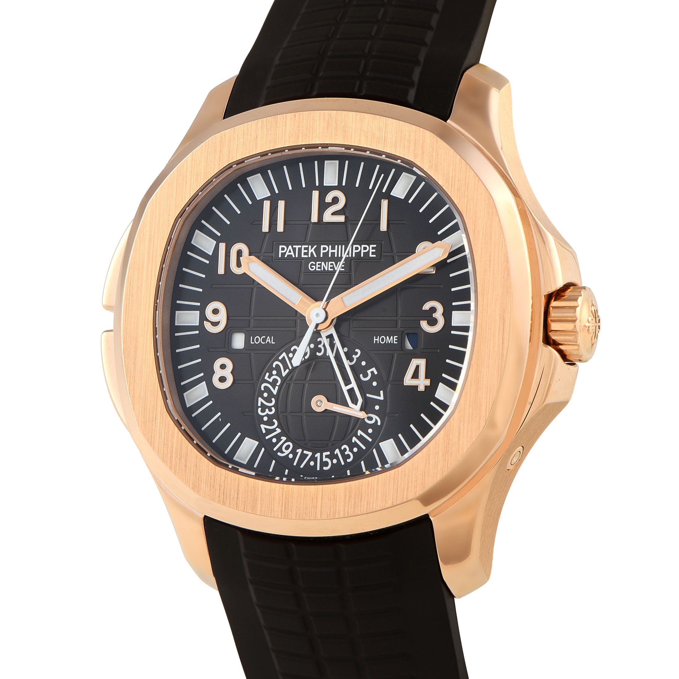 Patek Philippe Aquanaut Travel Time Rose Gold Watch 5164R-001