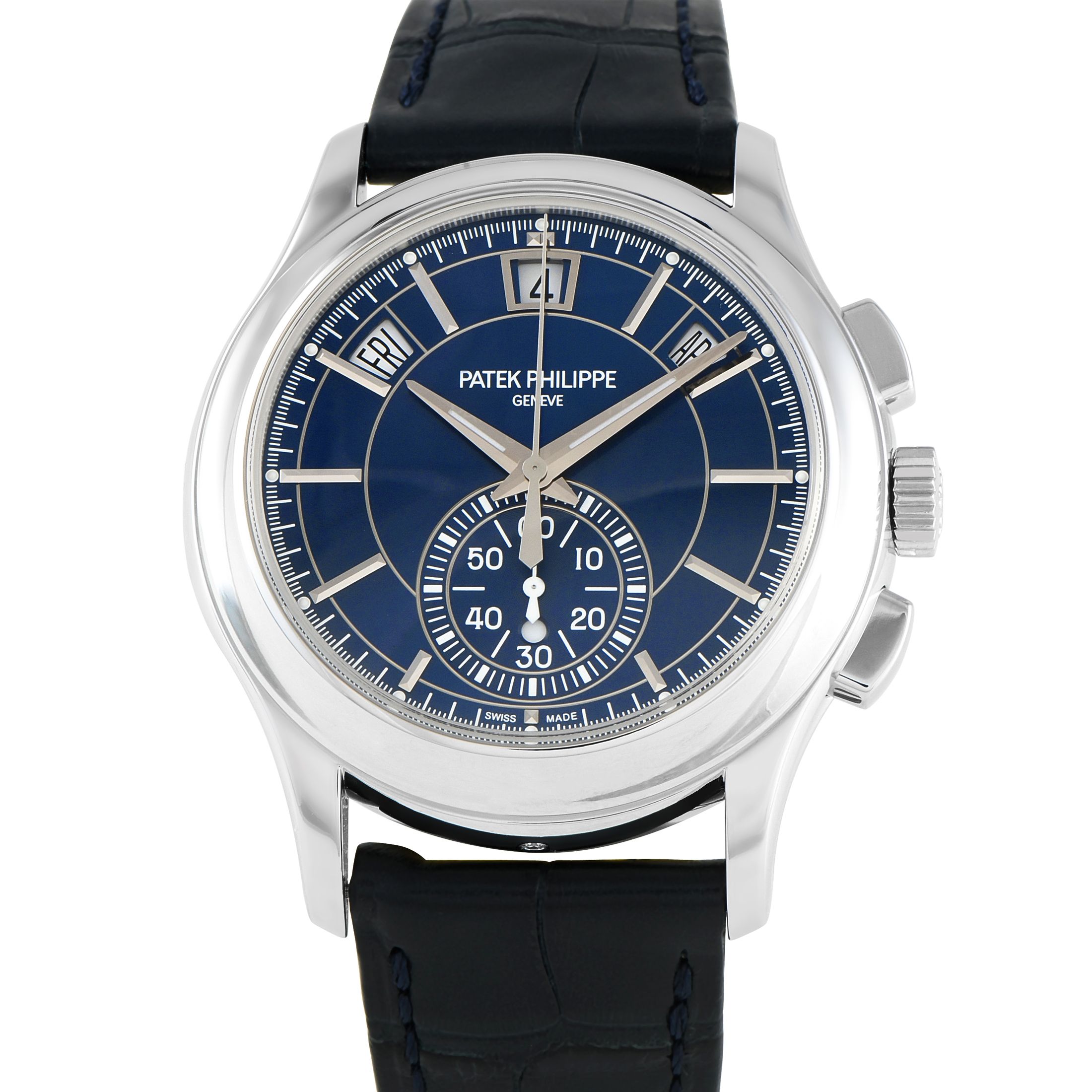 Patek Philippe Annual Calendar Chronograph Platinum Watch 5905P-010
