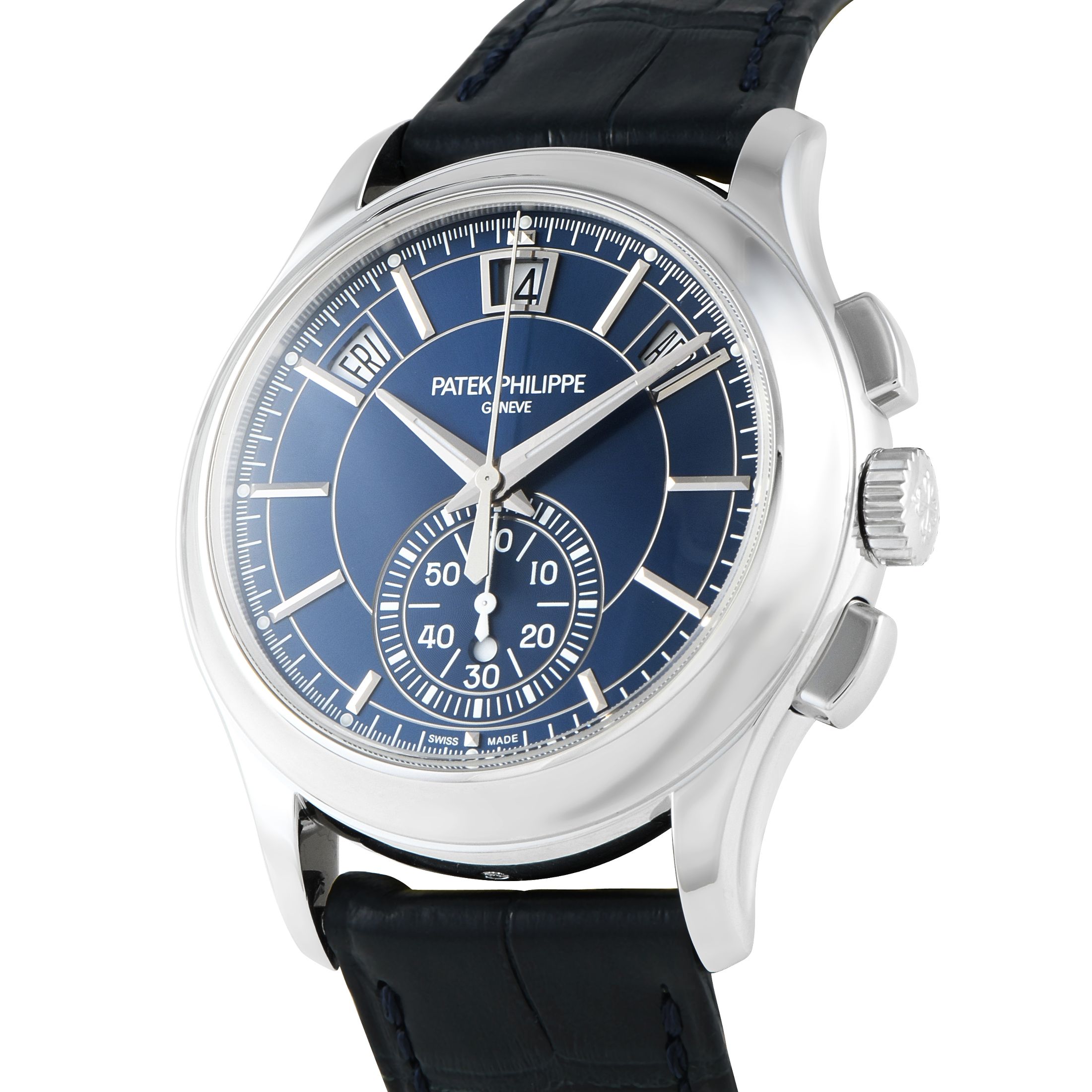 Patek Philippe Annual Calendar Chronograph Platinum Watch 5905P-010