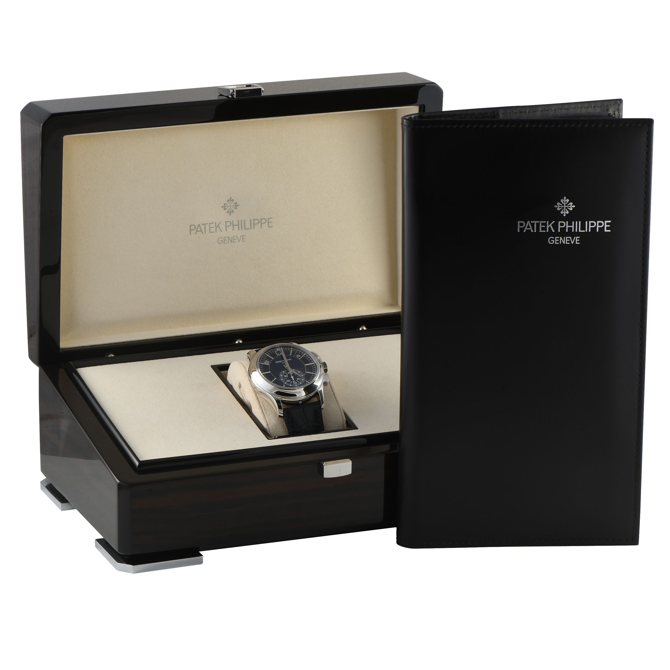 Patek Philippe Annual Calendar Chronograph Platinum Watch 5905P-010