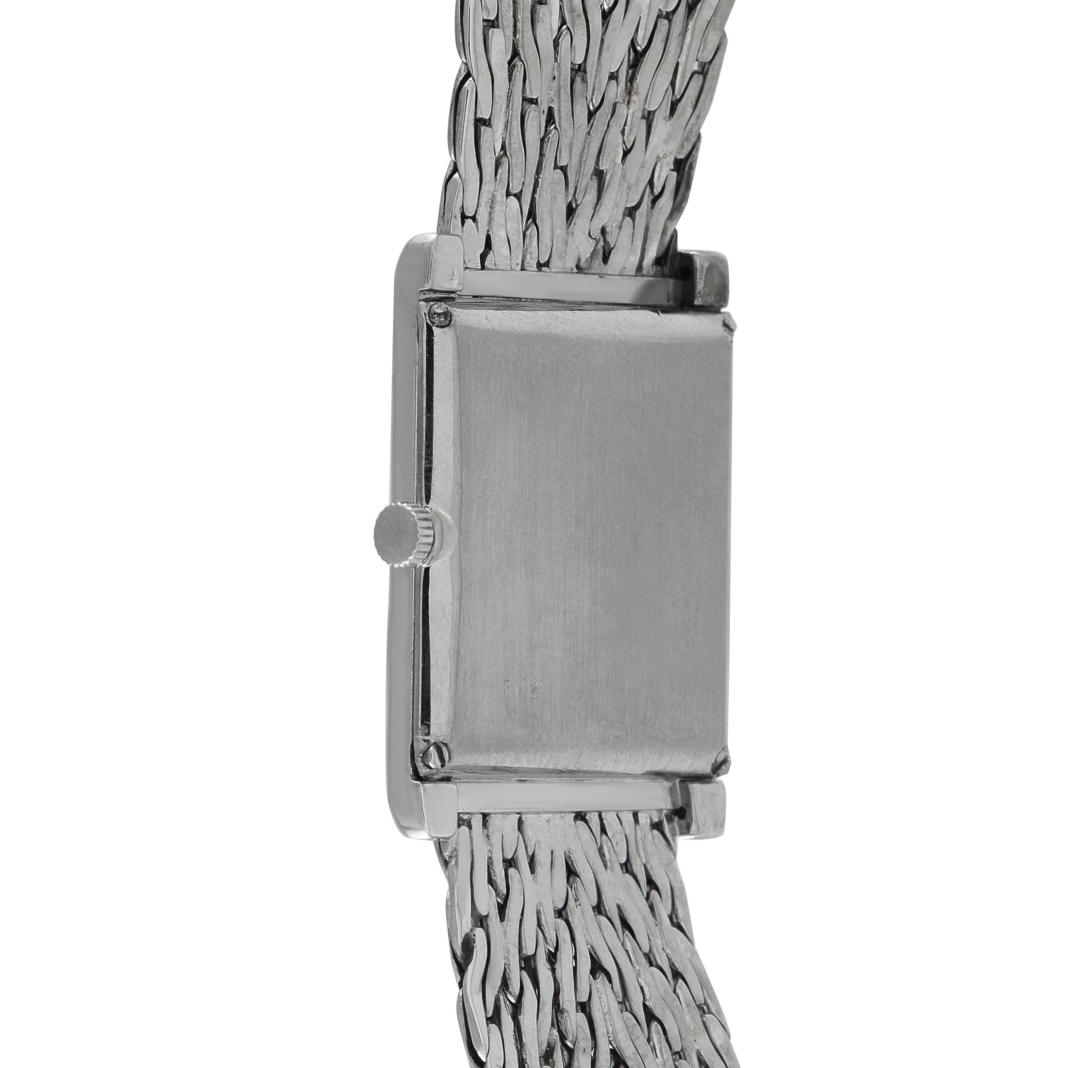 Piaget Blue Roman Dial 18K White Gold Watch -