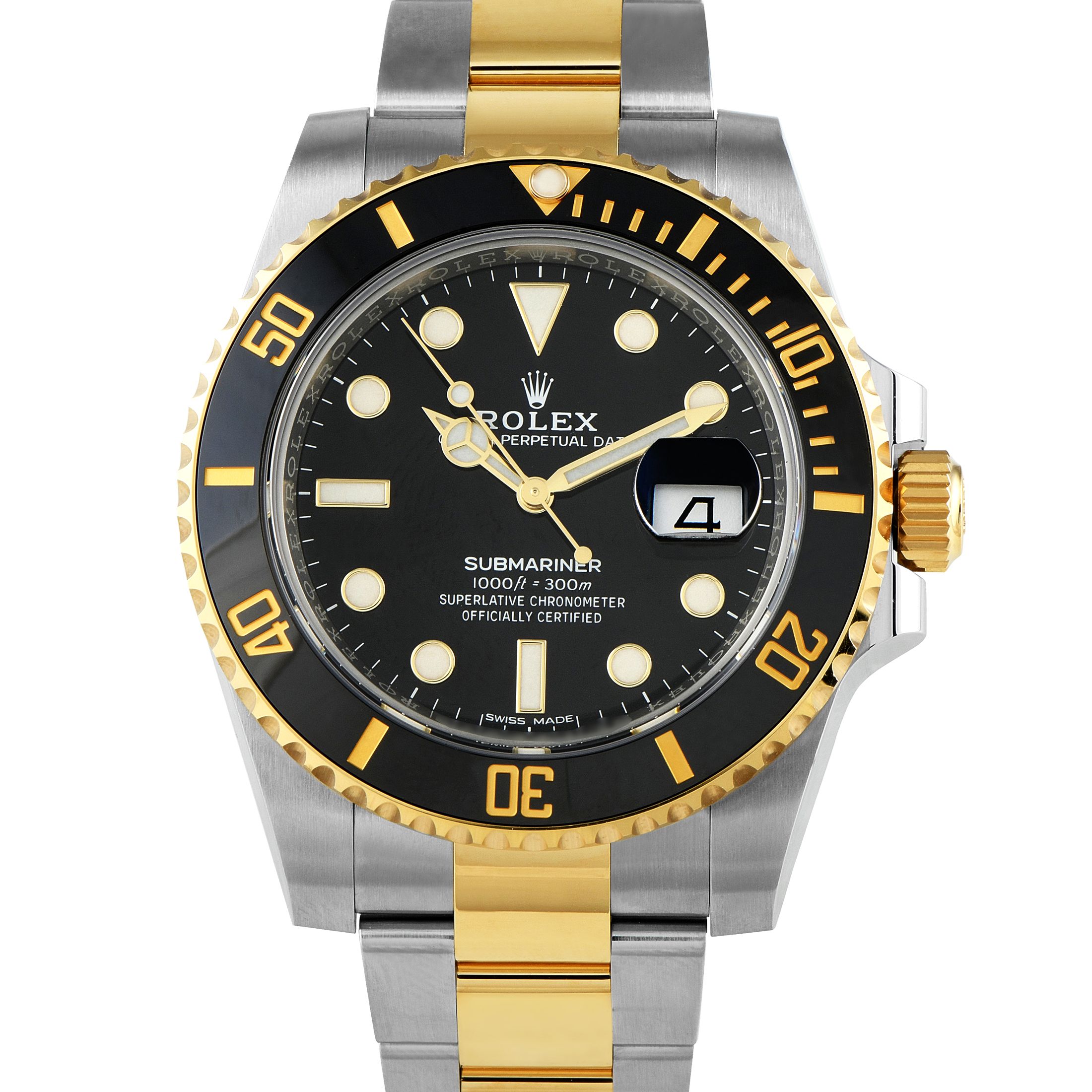 Rolex Submariner Date Two-Tone Oyster Watch 116613LN