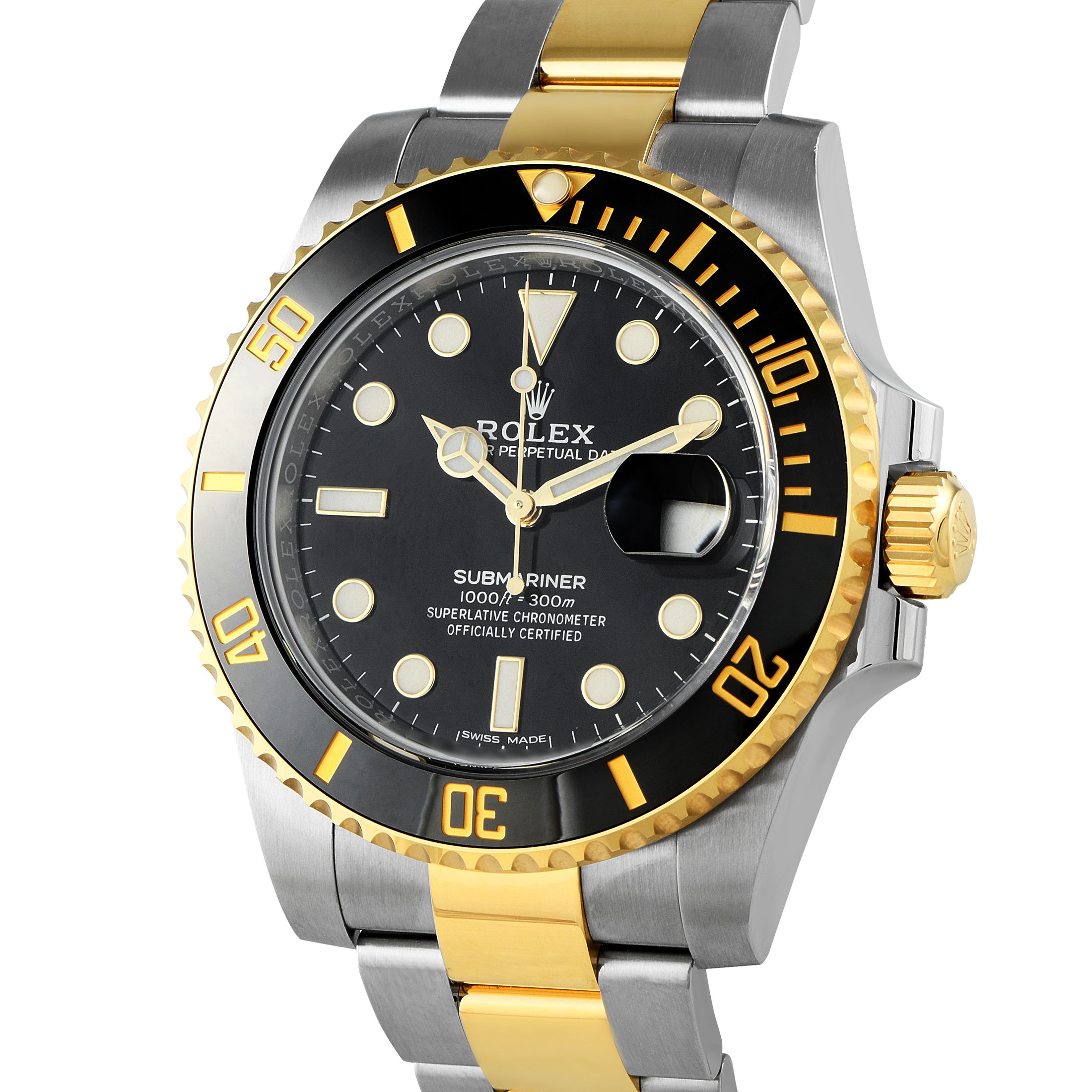 Rolex Submariner Date Two-Tone Oyster Watch 116613LN
