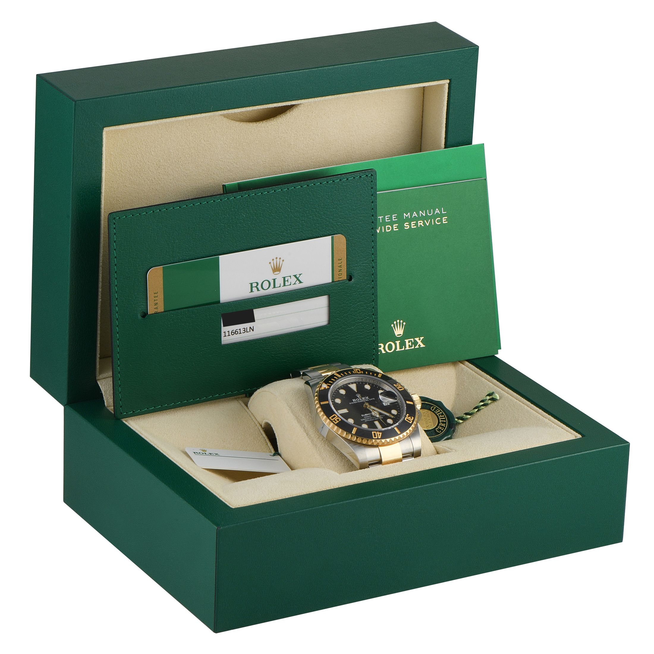 Rolex Submariner Date Two-Tone Oyster Watch 116613LN