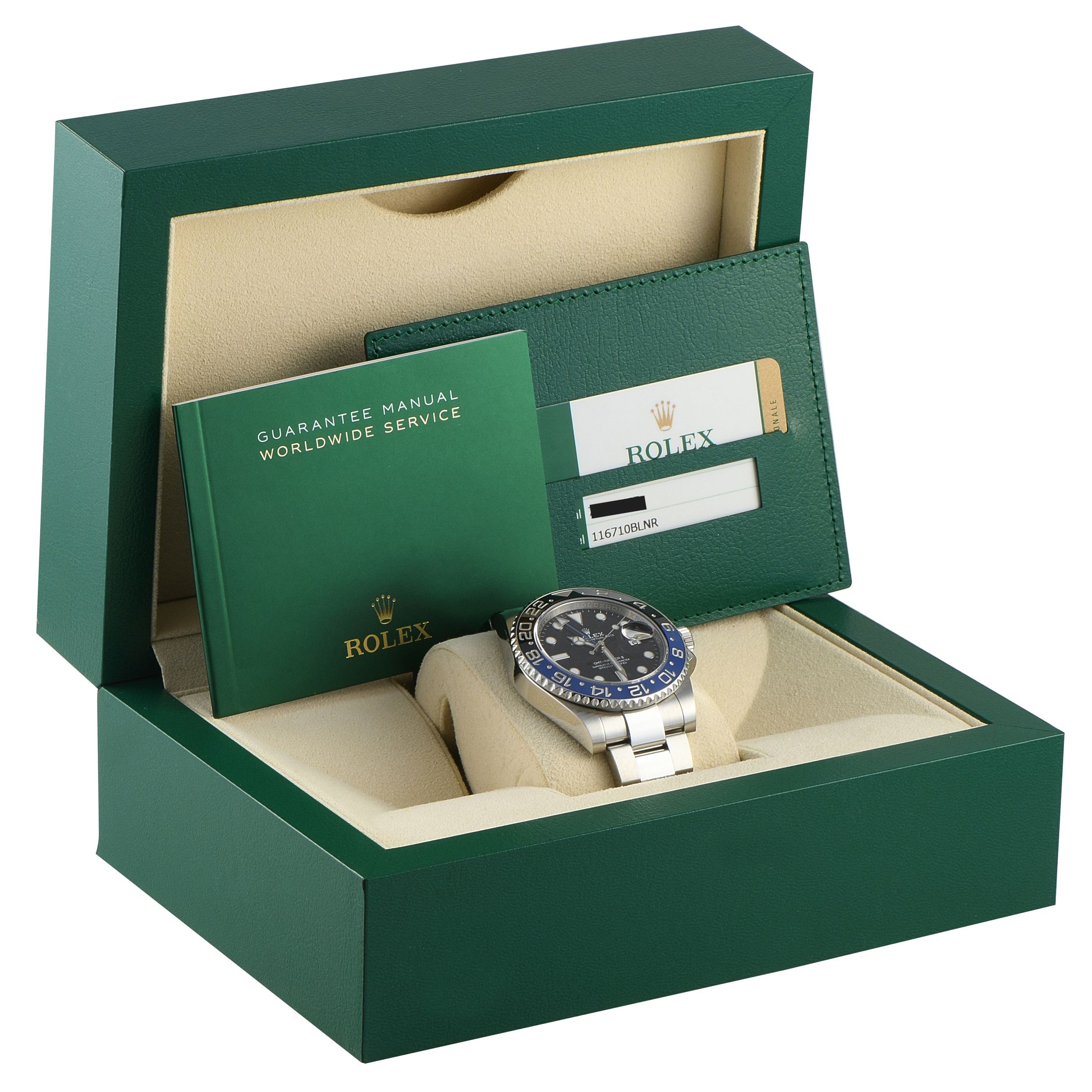 Rolex GMT-Master II Batman Oyster Watch 116710BLNR