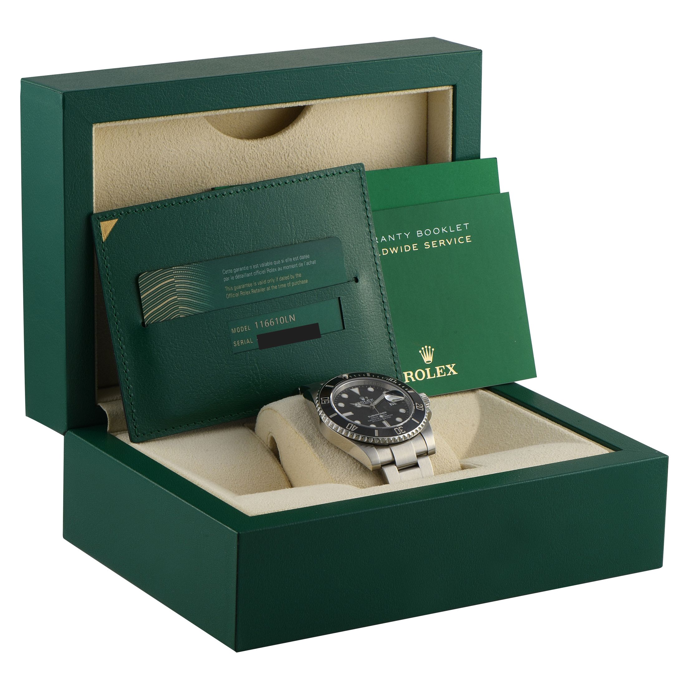 Rolex Submariner Date Steel Oyster Watch 116610LN