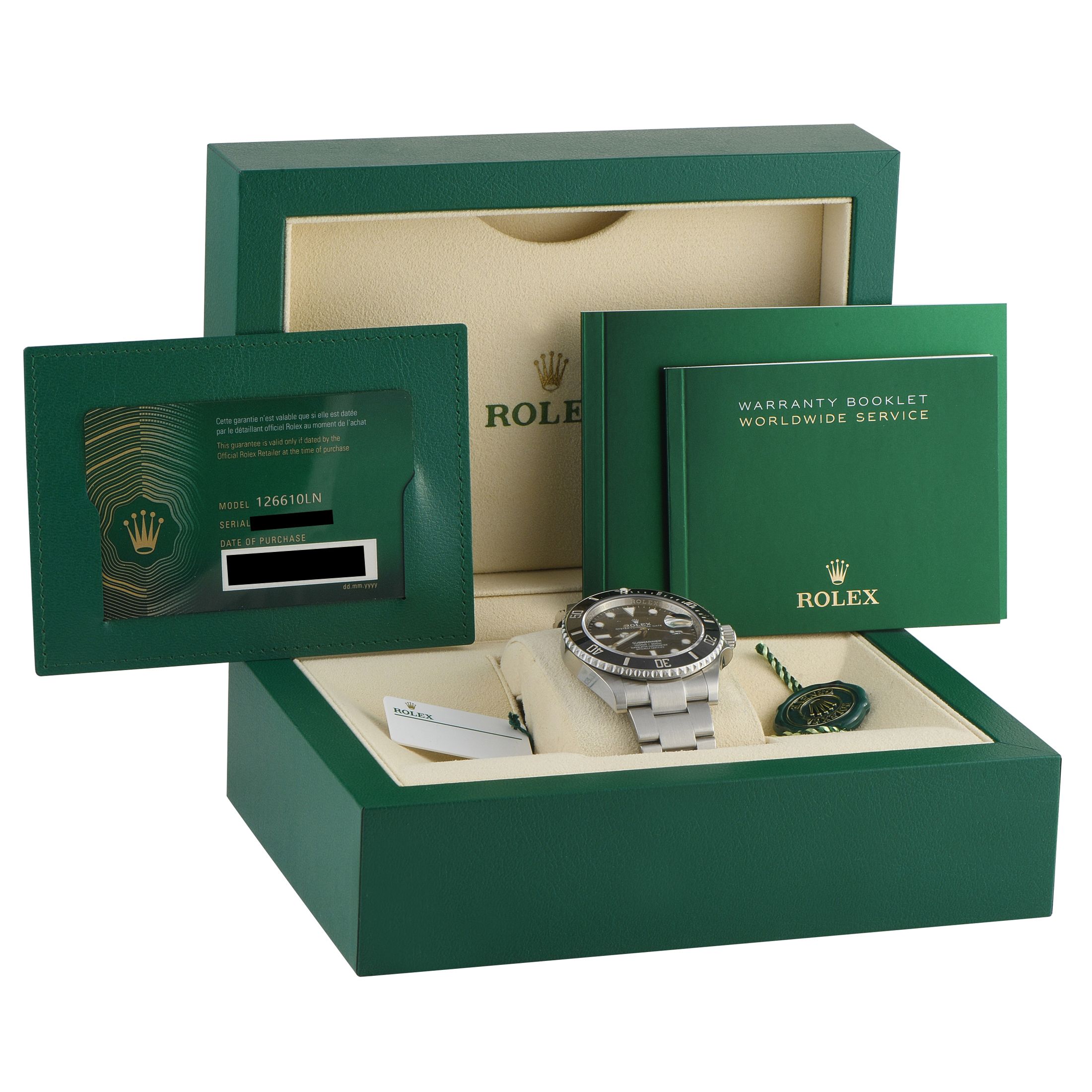Rolex Submariner Date Steel Oyster Watch 126610LN