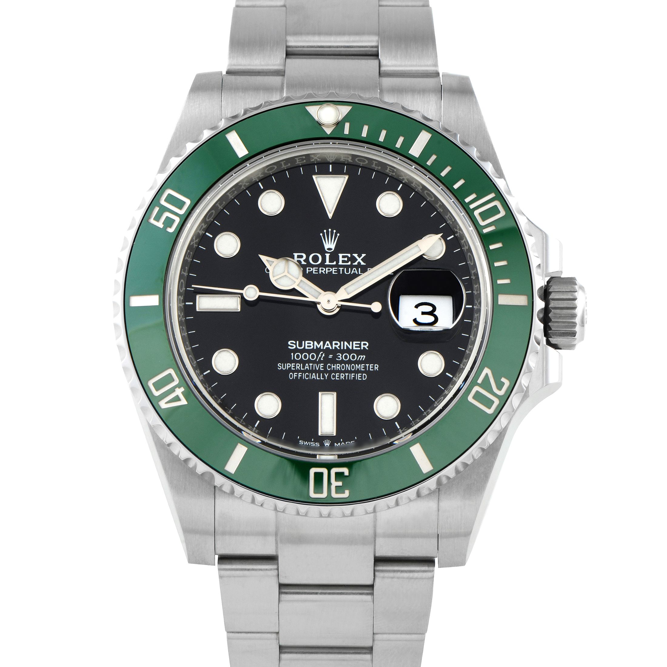 Rolex Submariner Date "Starbucks" Steel Oyster Watch 126610LV