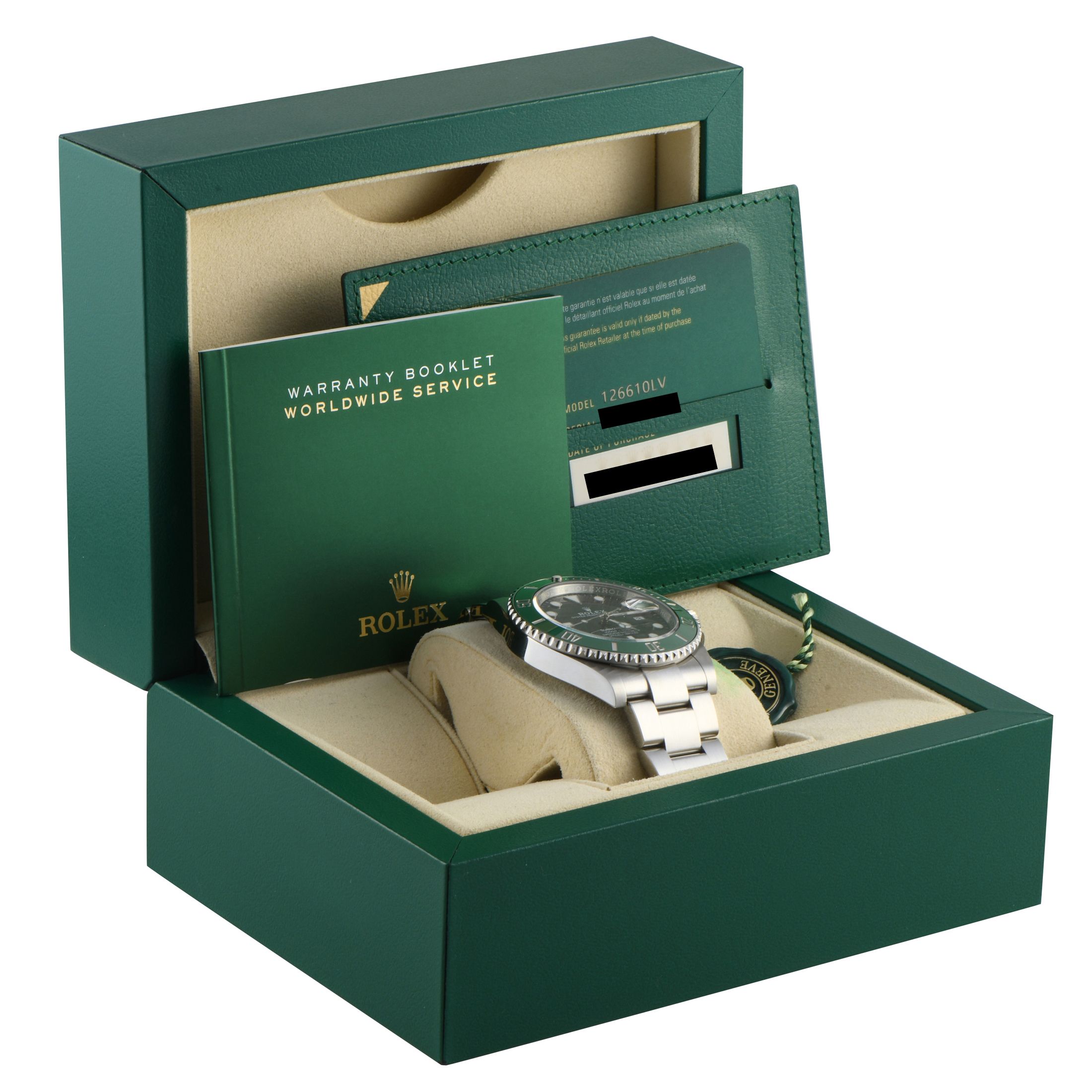 Rolex Submariner Date "Starbucks" Steel Oyster Watch 126610LV