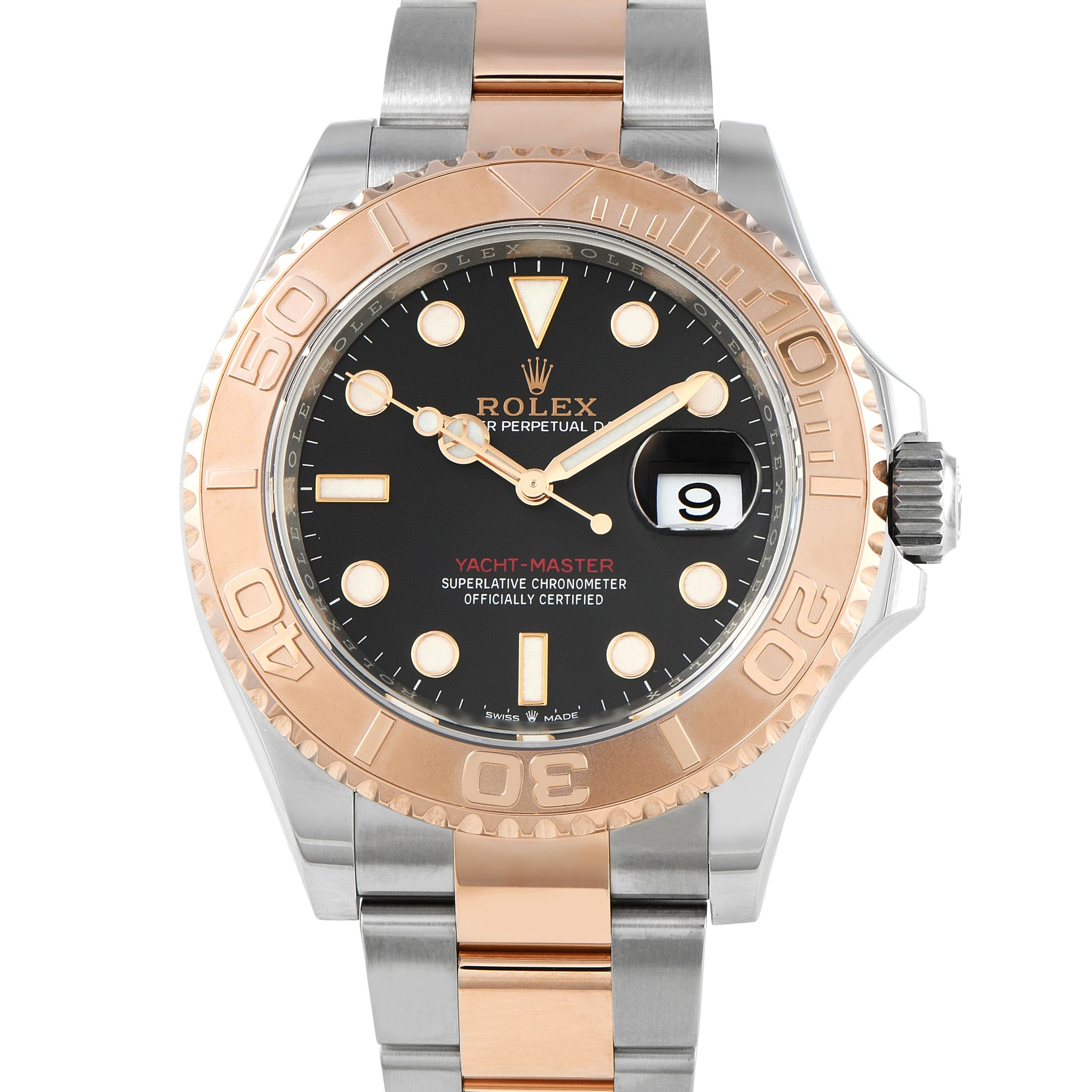Rolex Yacht-Master 40 Black Dial Two-Tone Oyster Watch 126621