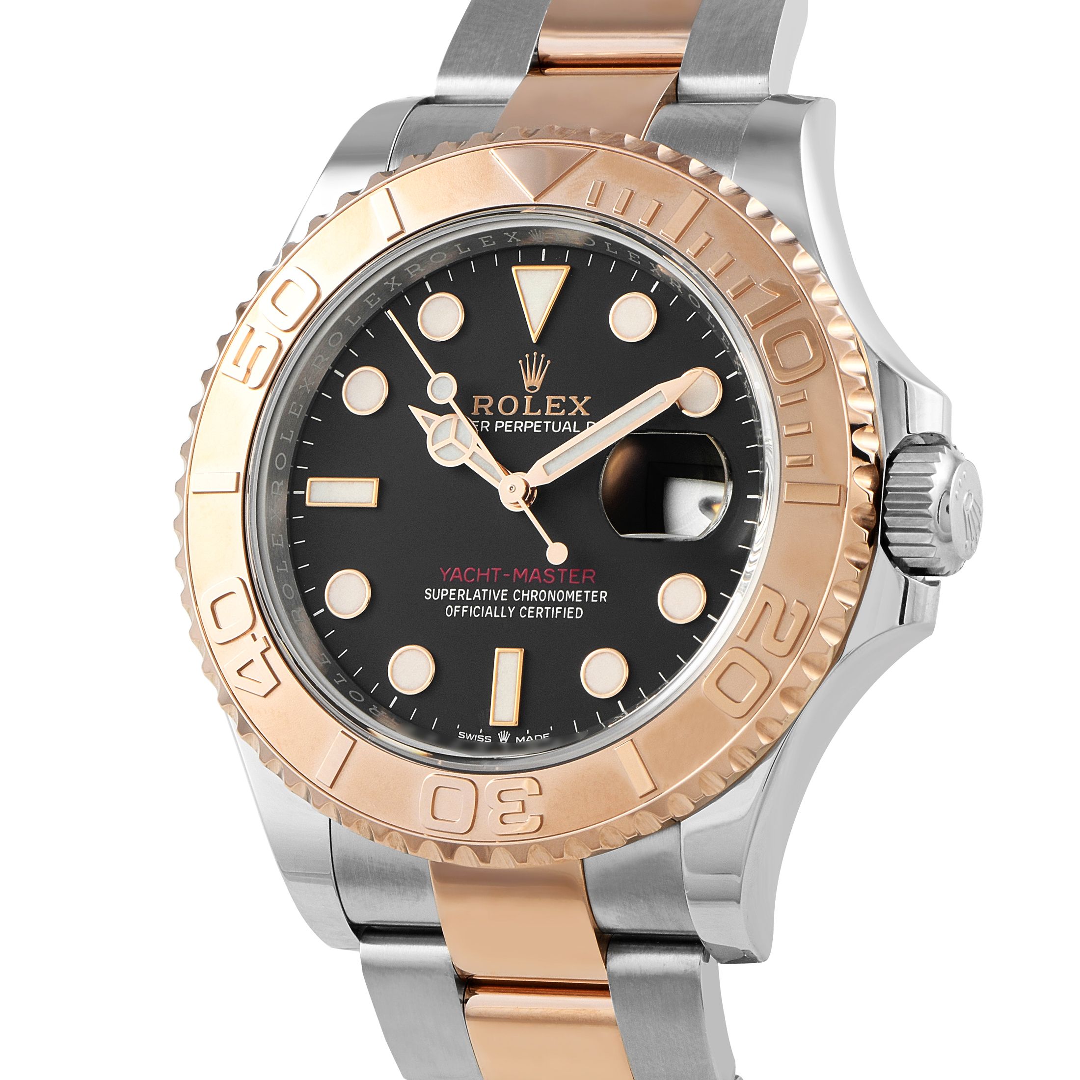 Rolex Yacht-Master 40 Black Dial Two-Tone Oyster Watch 126621