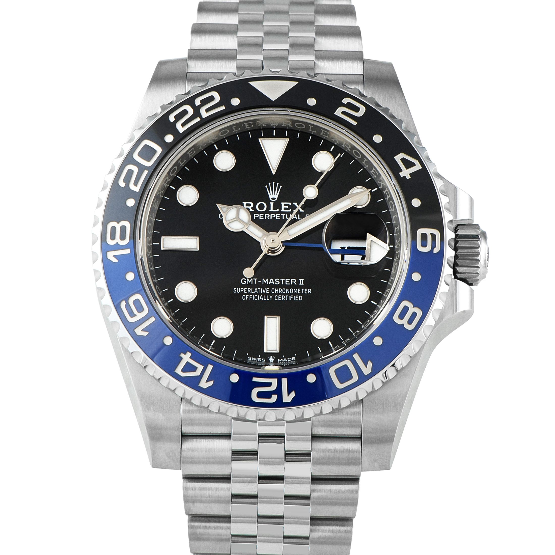 Rolex GMT-Master II Batgirl Steel Jubilee 126710BLNR