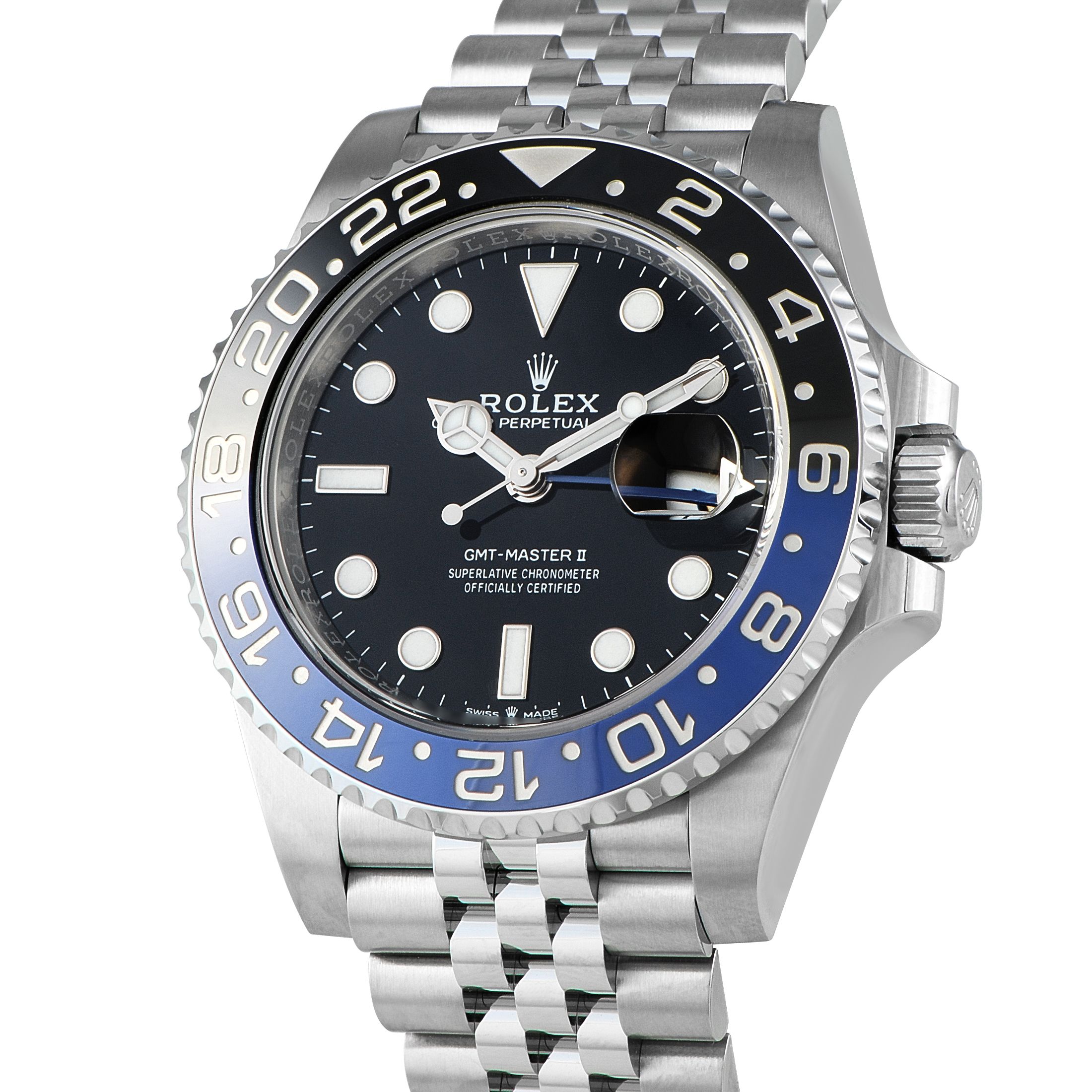 Rolex GMT-Master II Batgirl Steel Jubilee 126710BLNR