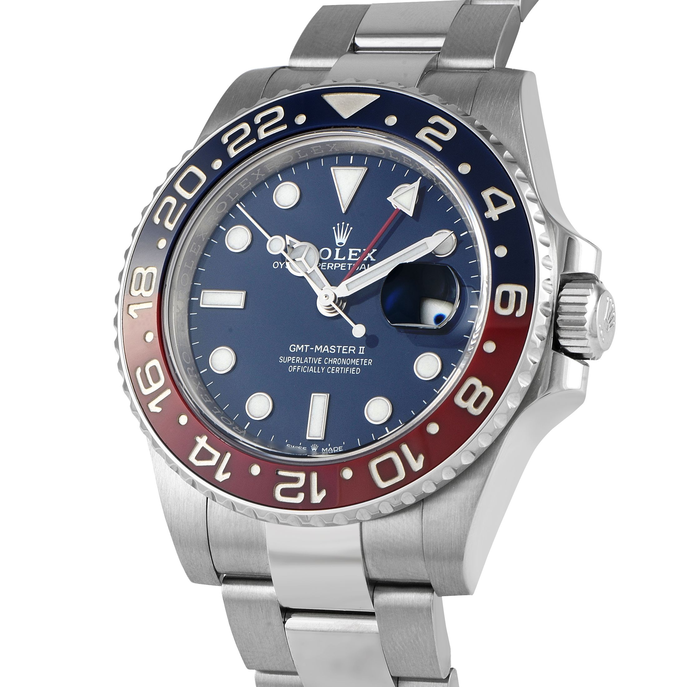 Rolex GMT-Master II Midnight Blue Dial White Gold Watch 126719BLRO