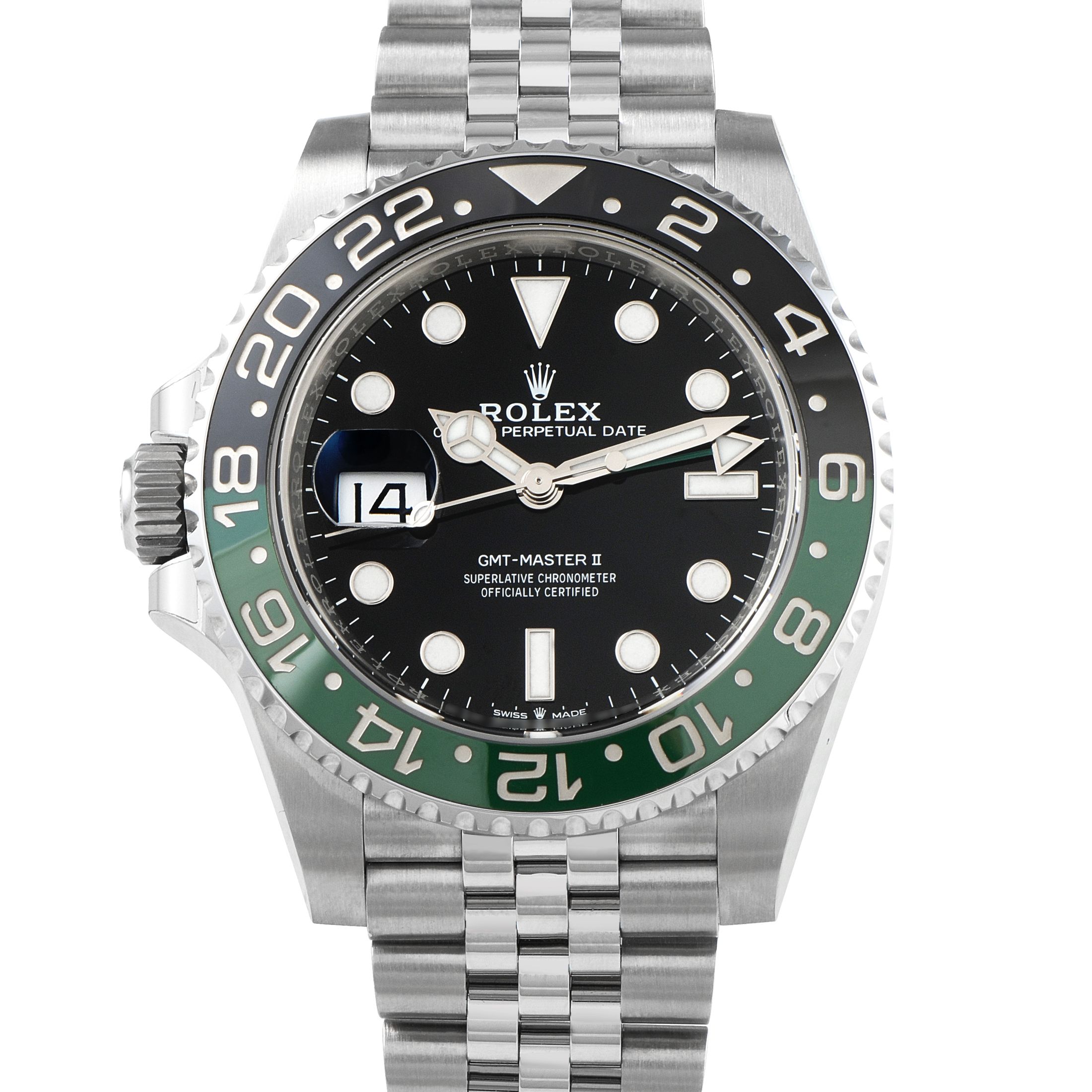 Rolex GMT-Master II Left-Hand Sprite Jubilee Watch 126720VTNR-0002