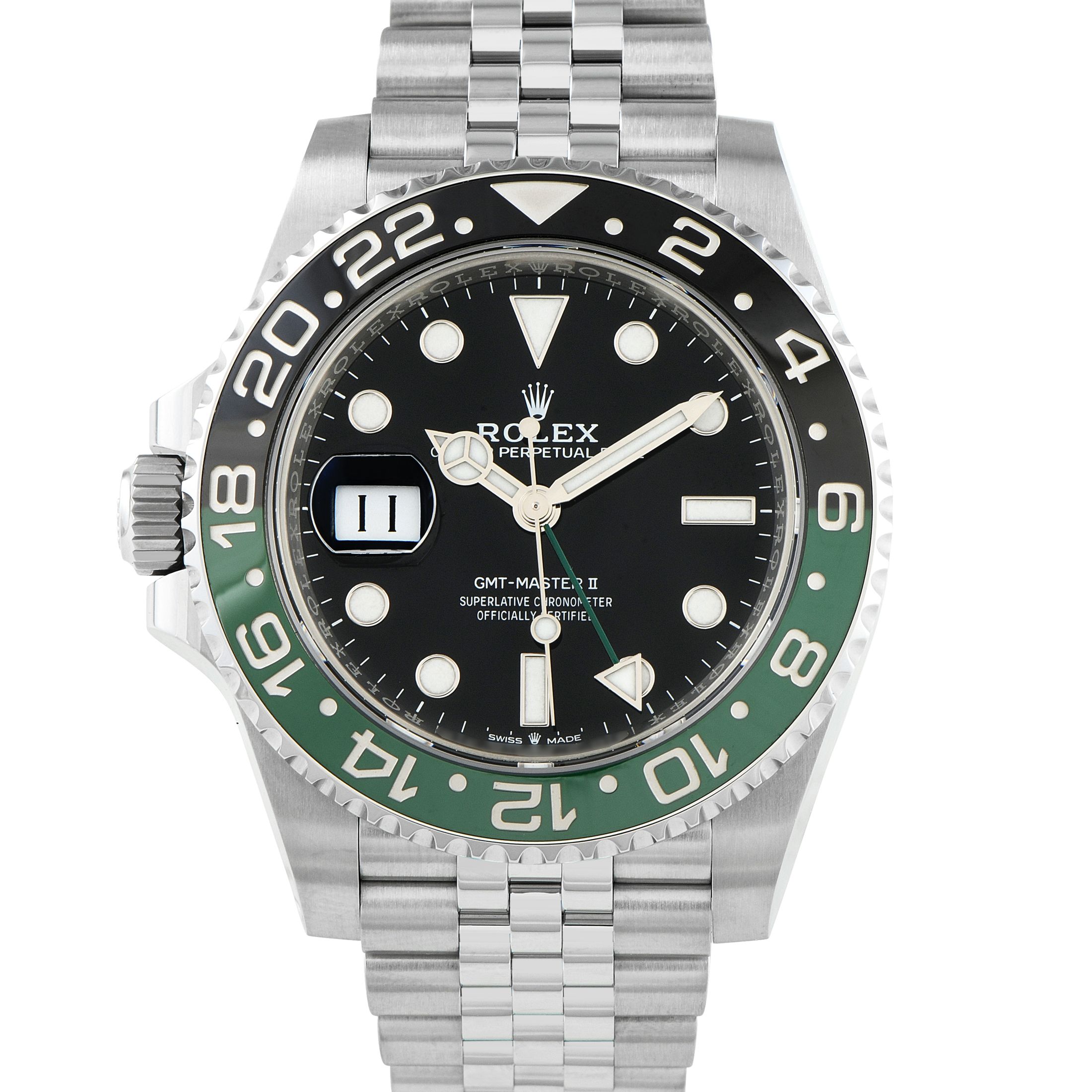 Rolex GMT-Master II Left-Hand Sprite Jubilee Watch 126720VTNR