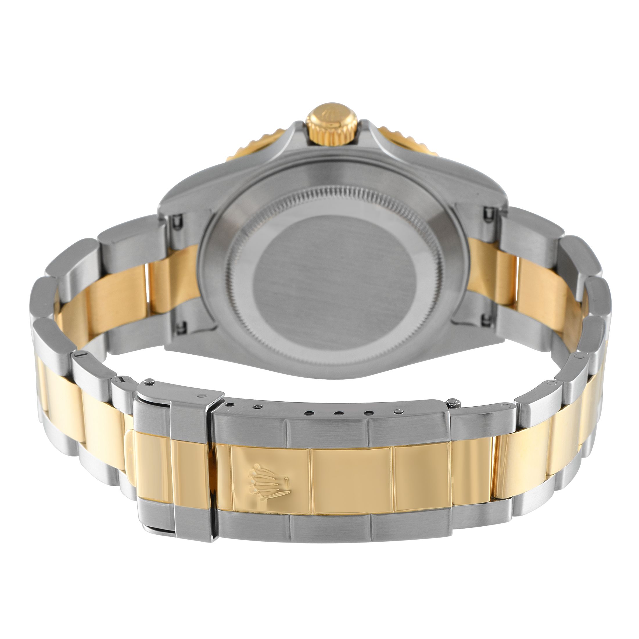 Rolex Submariner Date Silver Serti Dial Two-Tone Watch Watch 16613LB