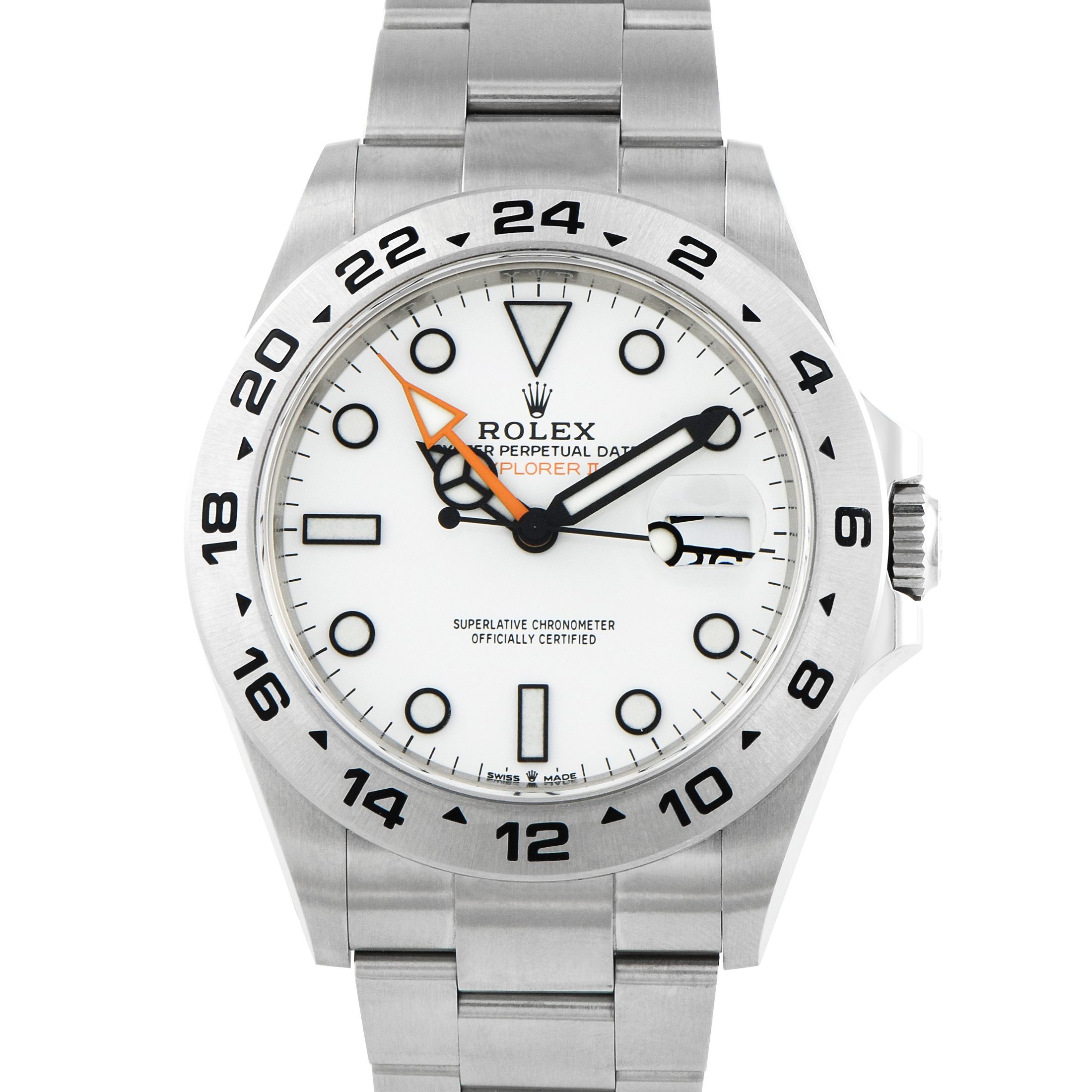 Rolex Explorer II White Dial Steel Oyster Watch 226570