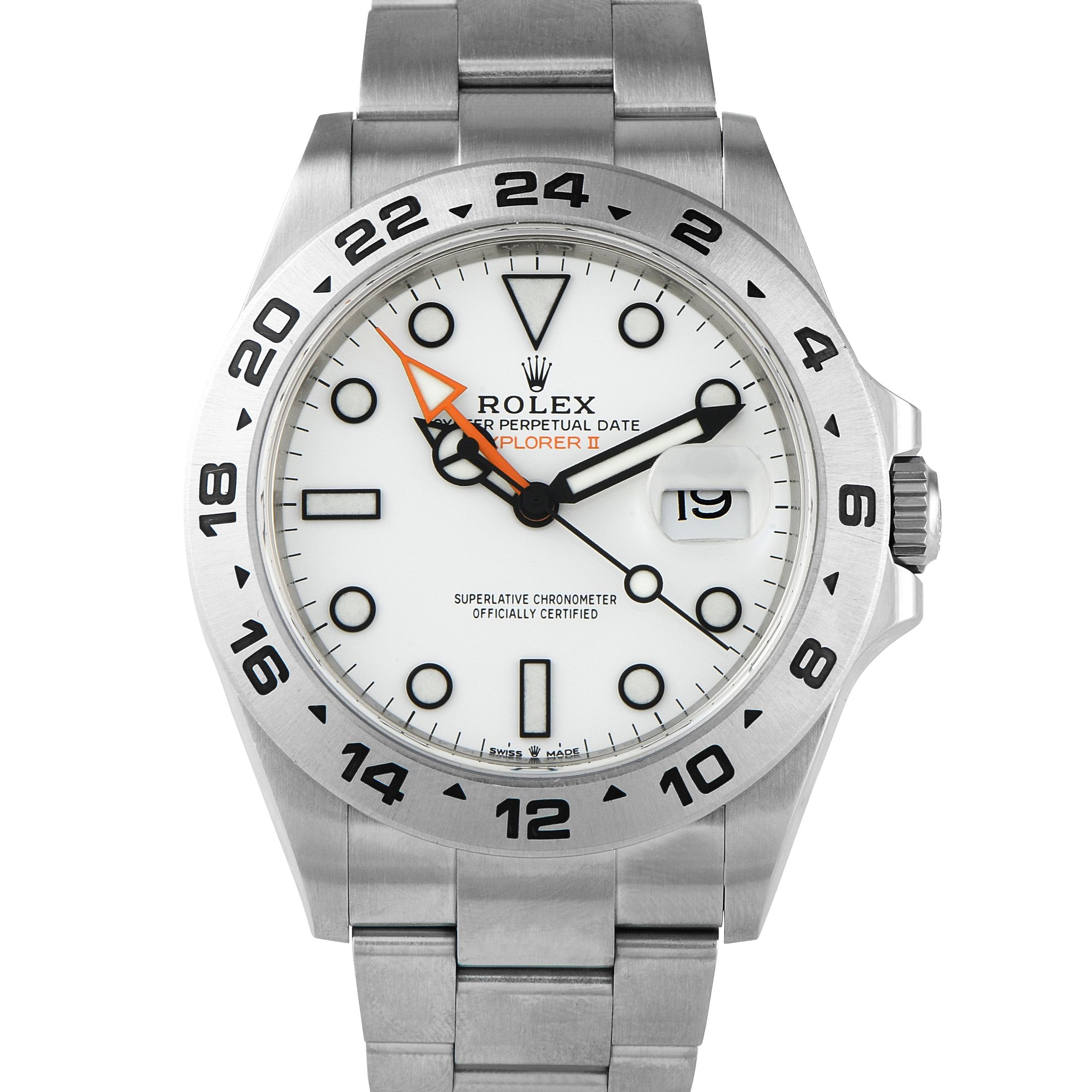 Rolex Explorer II White Dial Steel Oyster Watch 226570