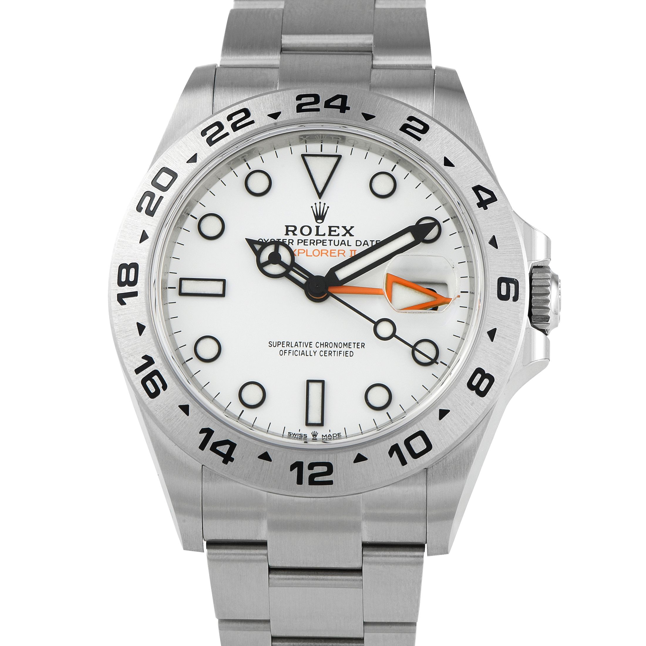 Rolex Explorer II White Dial Steel Oyster Watch 226570