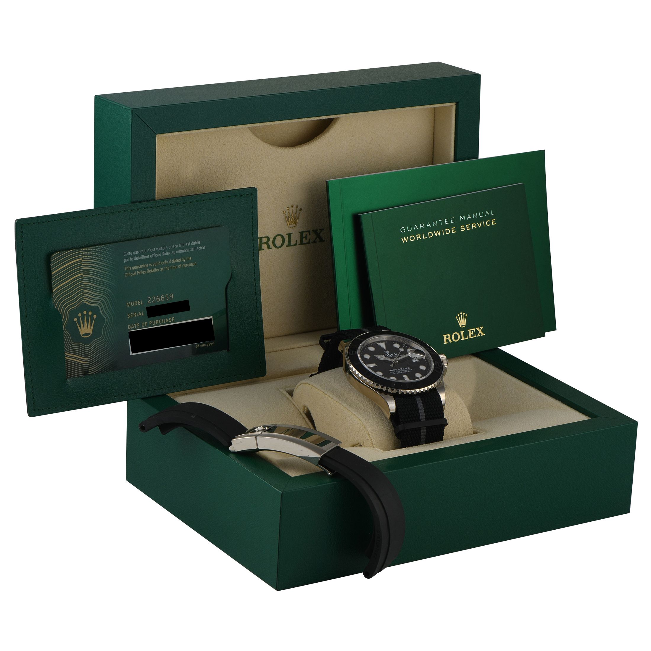 Rolex Yacht-Master 42 White Gold Watch 226659