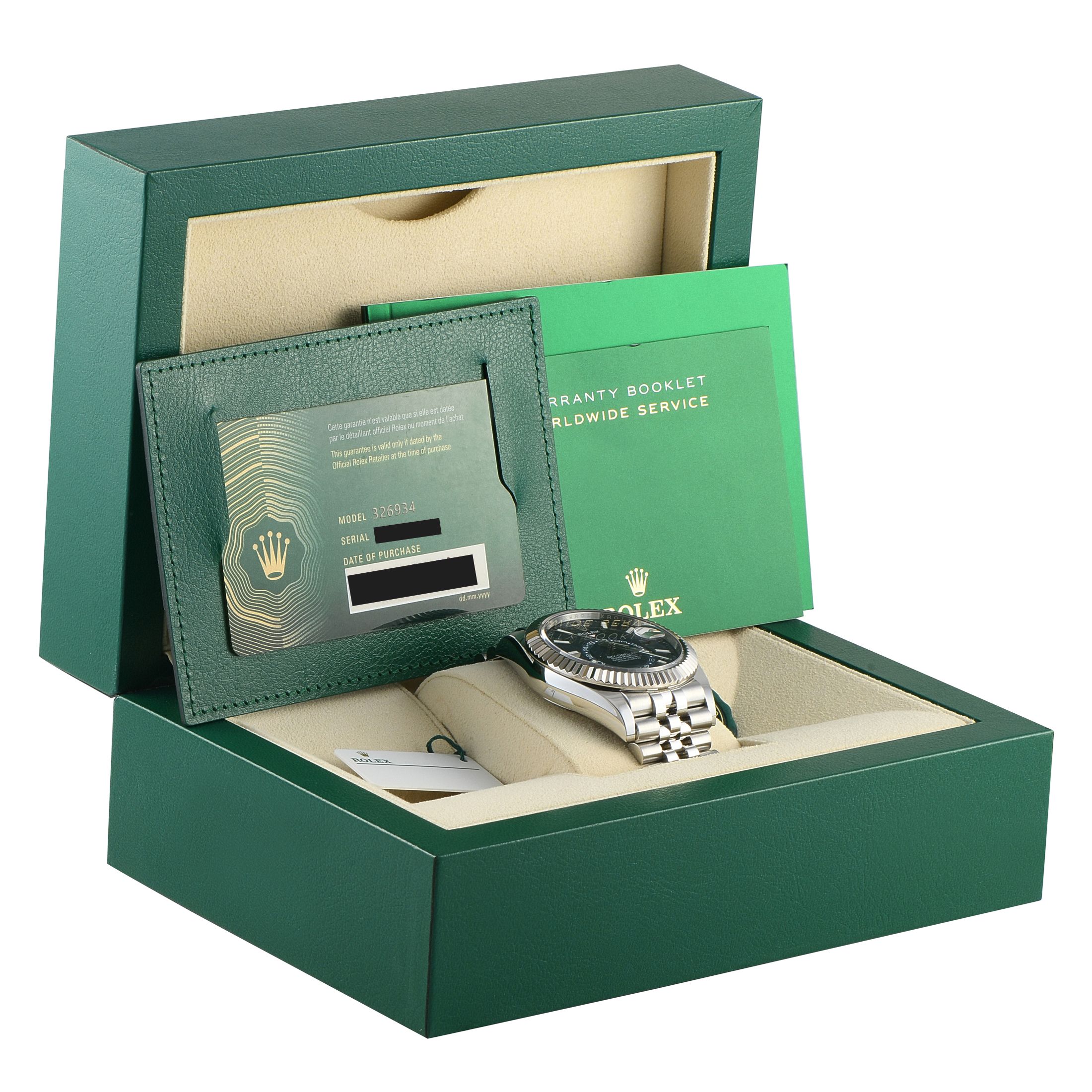 Rolex Sky-Dweller Blue Dial Steel Jubilee Watch 326934