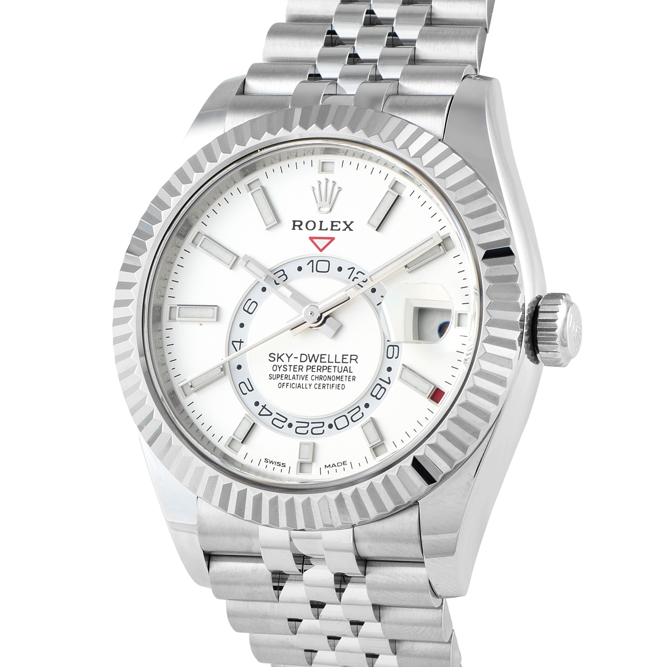 Rolex Sky-Dweller White Dial Steel Jubilee Watch 326934