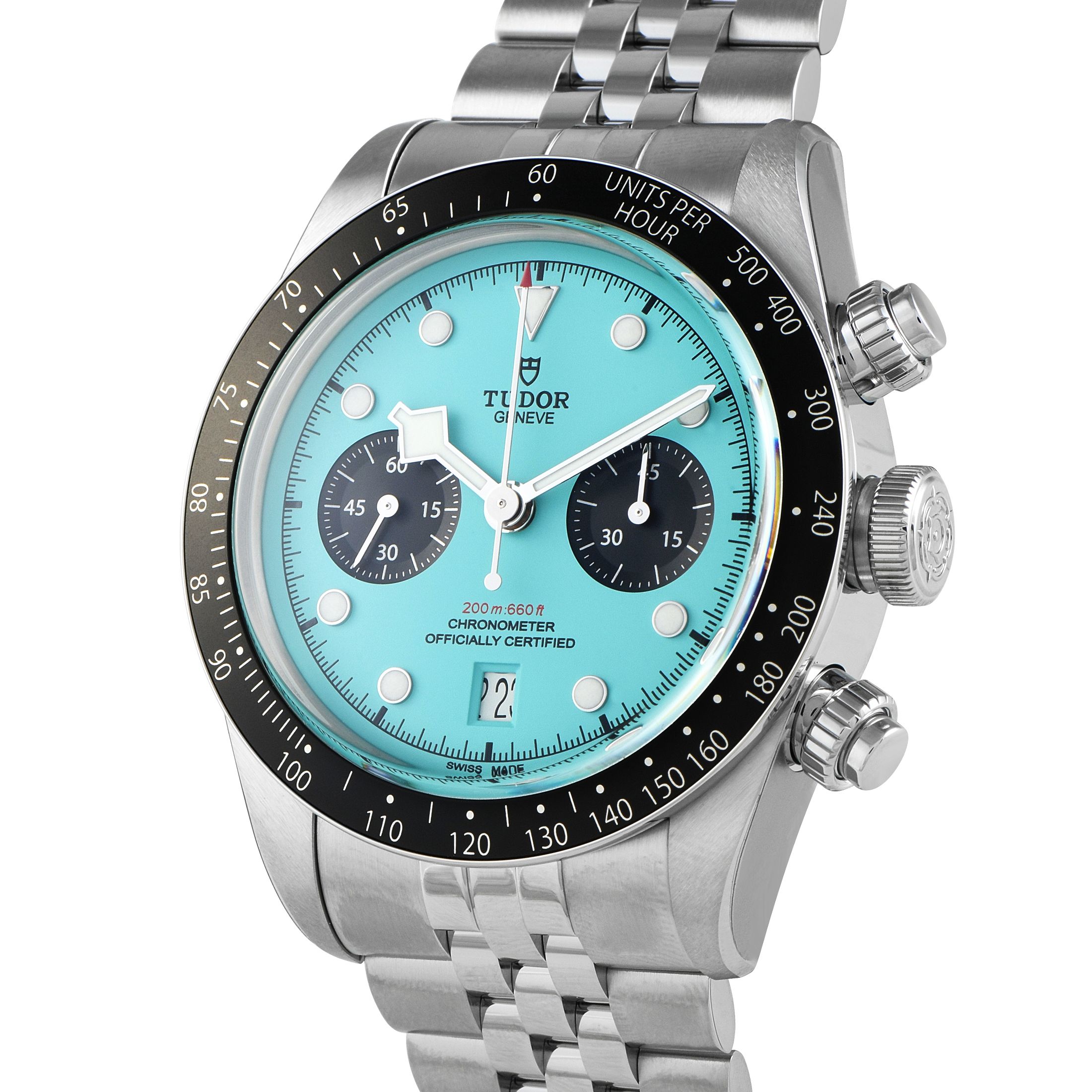 Tudor Black Bay Chrono Turquoise Dial Watch 79360N-024