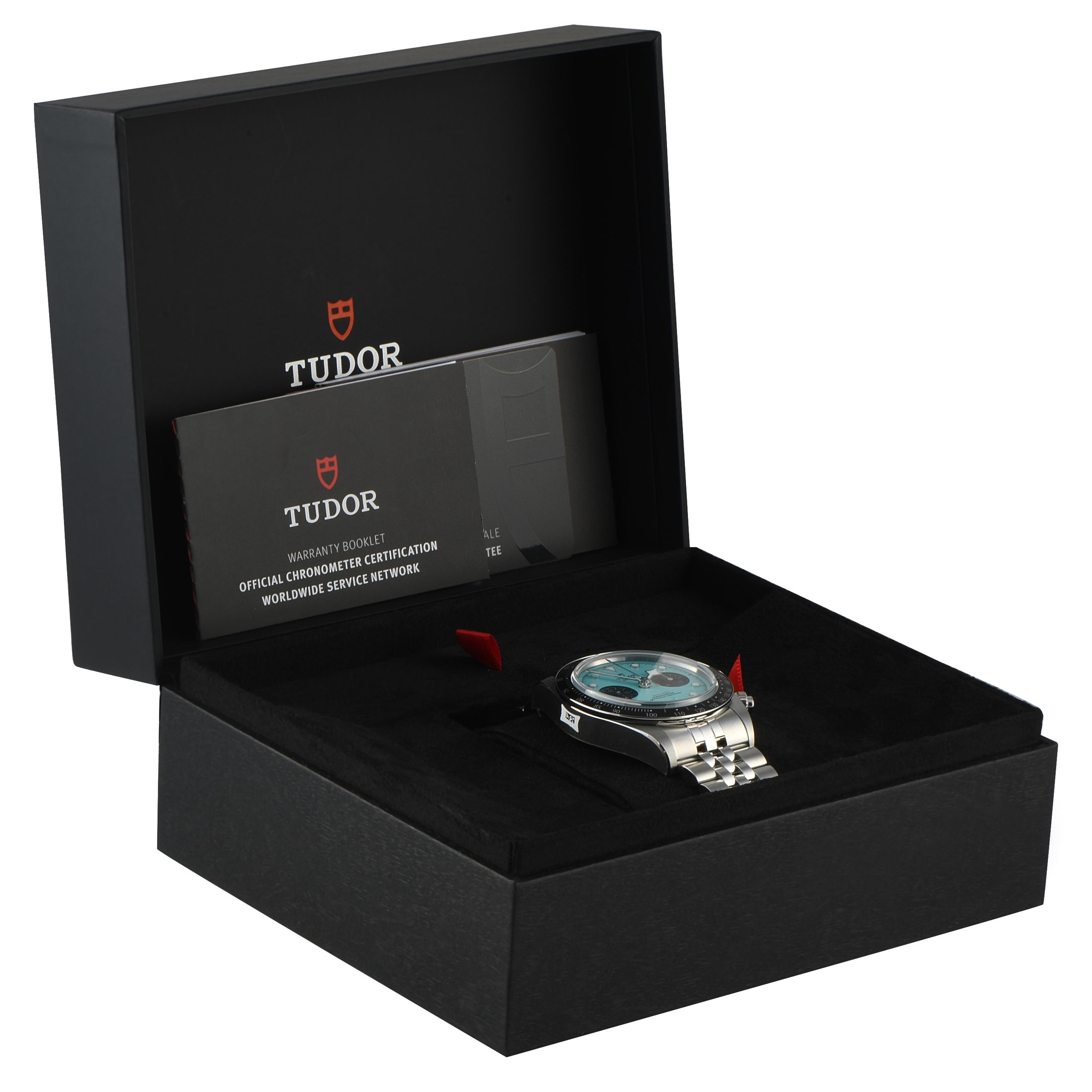 Tudor Black Bay Chrono Turquoise Dial Watch 79360N-024