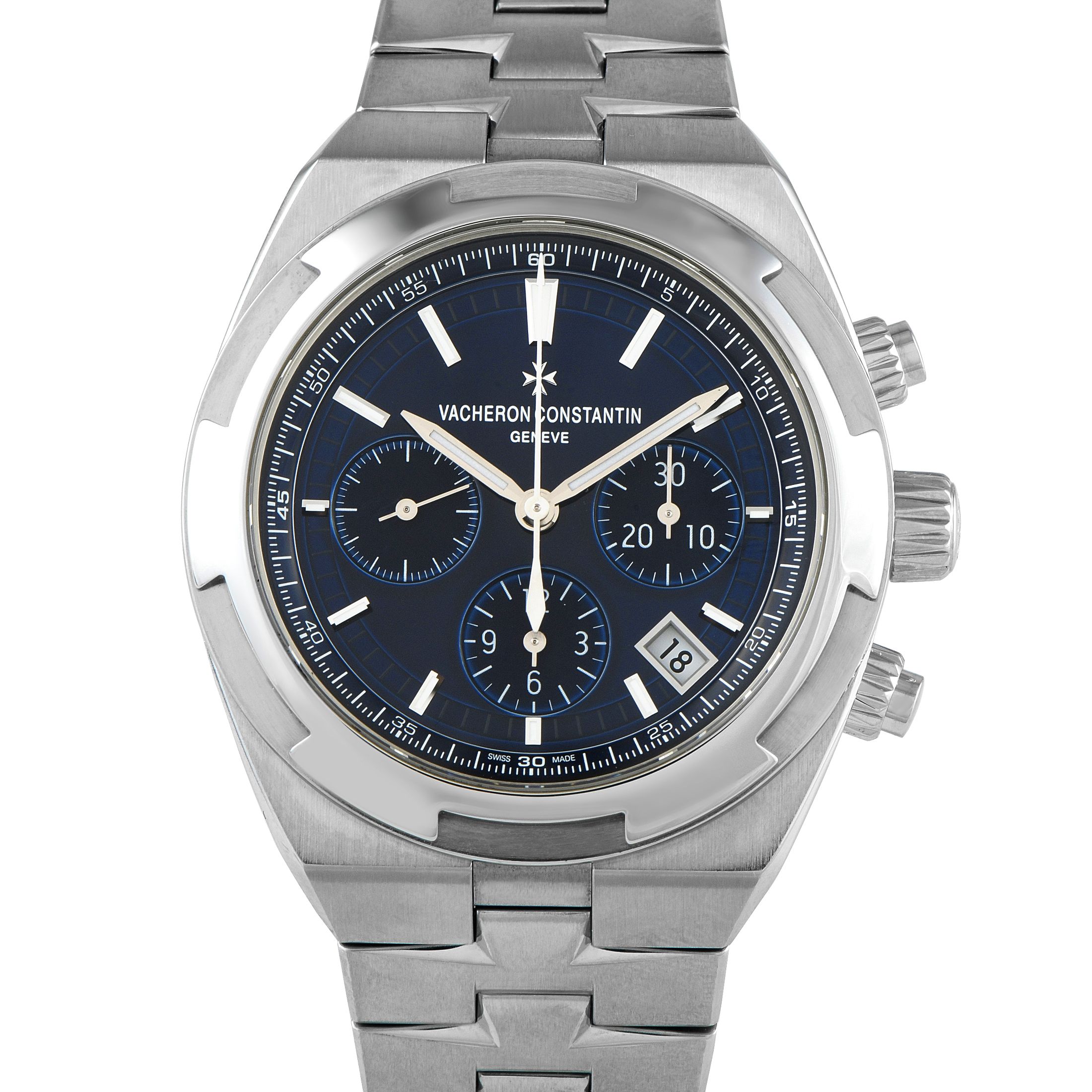 Vacheron Constantin Overseas Chronograph Steel Watch 5500V/110A-B148