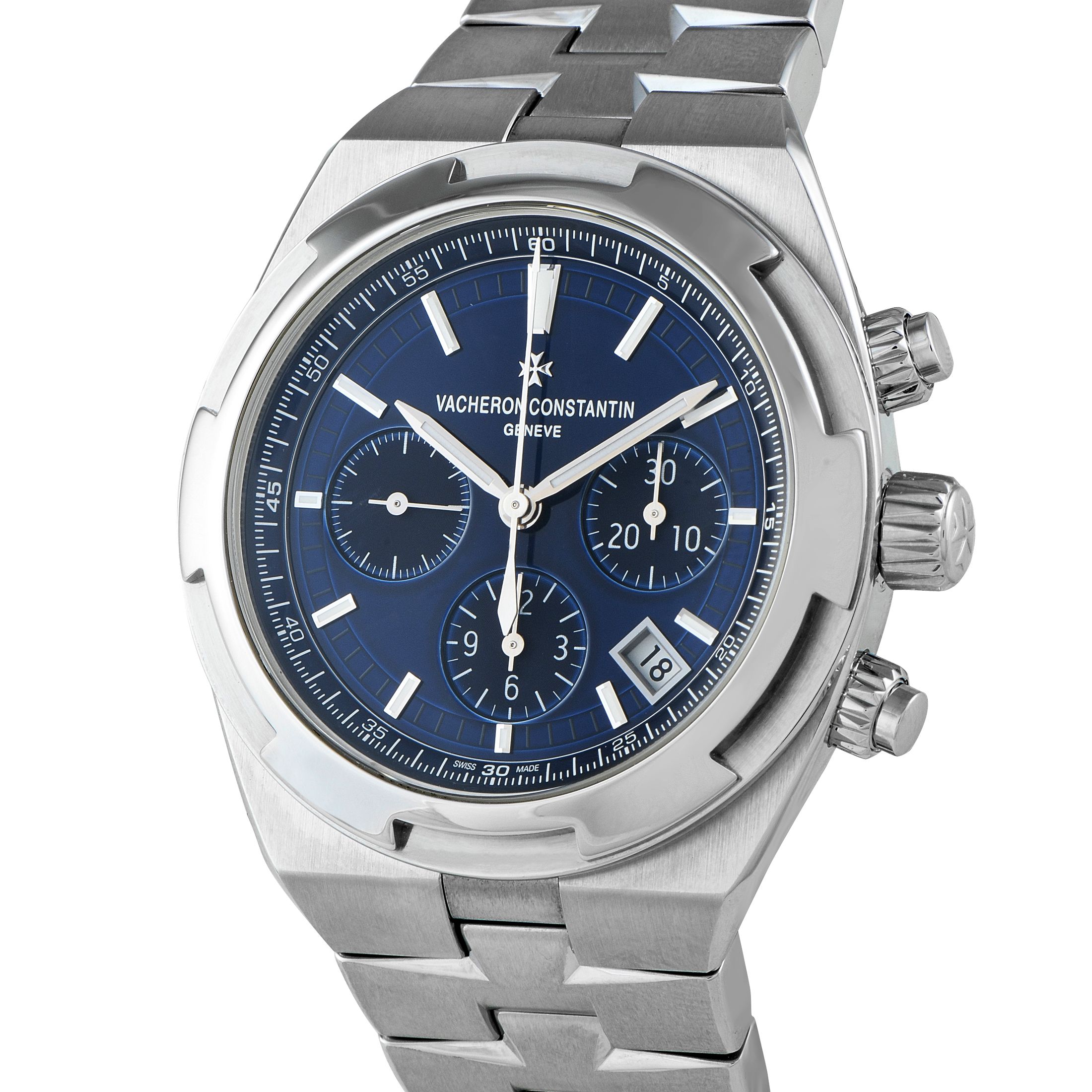 Vacheron Constantin Overseas Chronograph Steel Watch 5500V/110A-B148