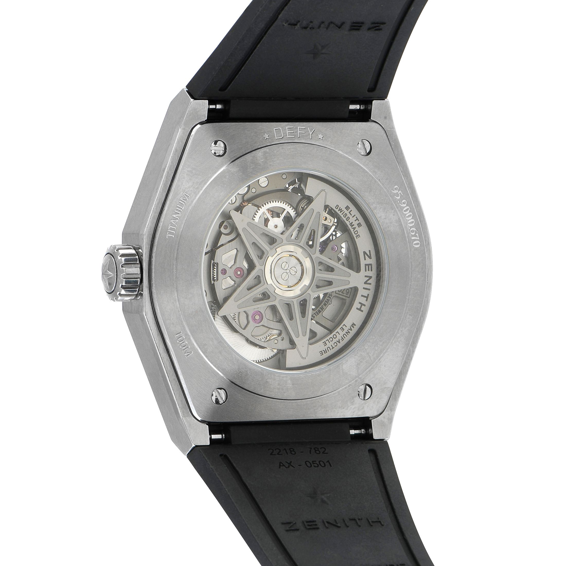 Zenith Defy Classic Titanium Watch 95.9000.670/78.R782